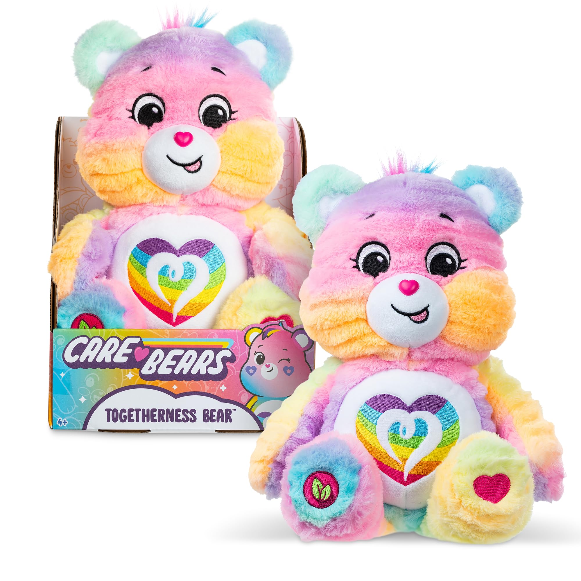 Basic Fun Care Bears 35cm Colour Splash Plush – Togetherness Bear Eco-Friendly 8