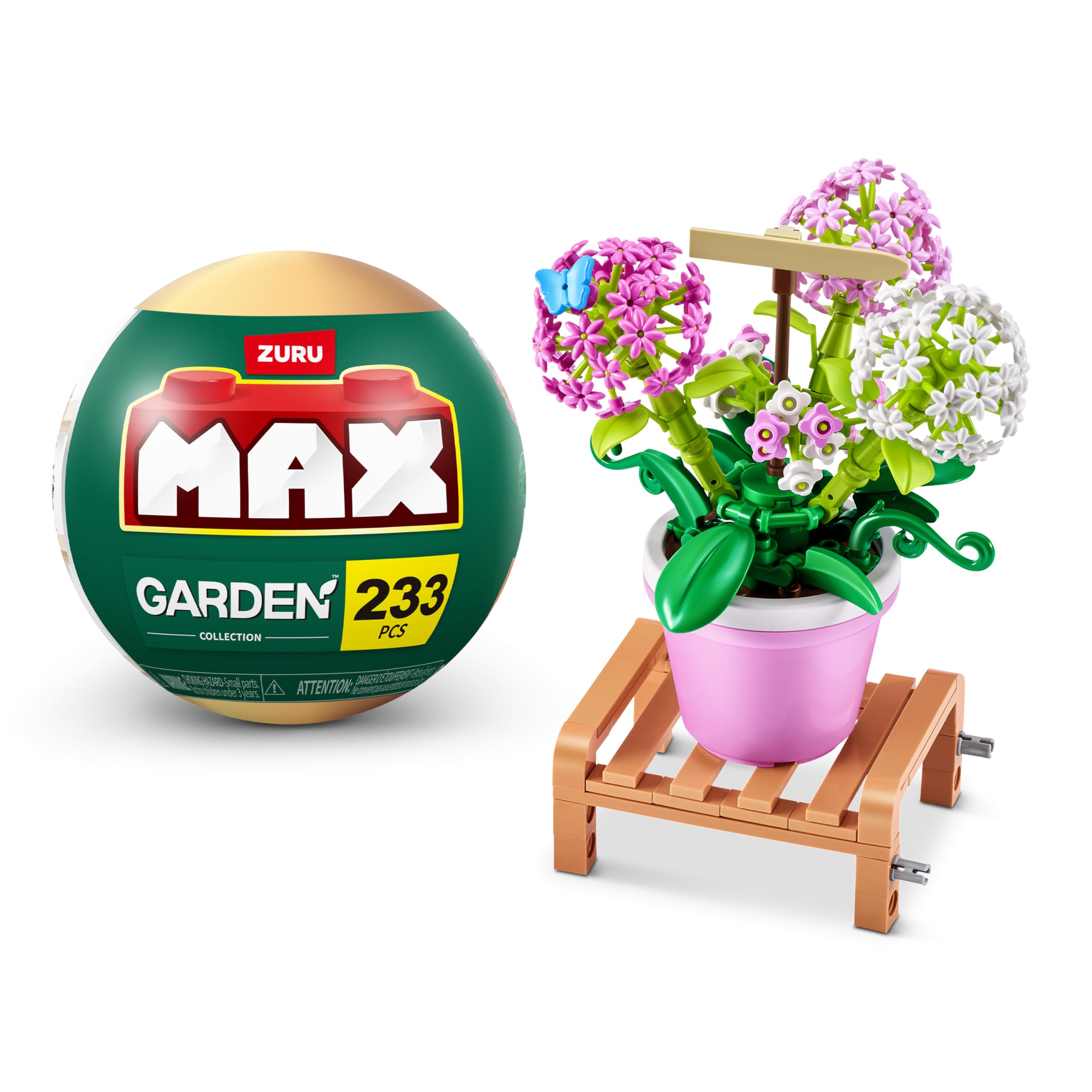 MAX Premium Garden Pot Plants Building Bricks - Hydrangea Macrophylla (1 Capsule, 3+ Years)