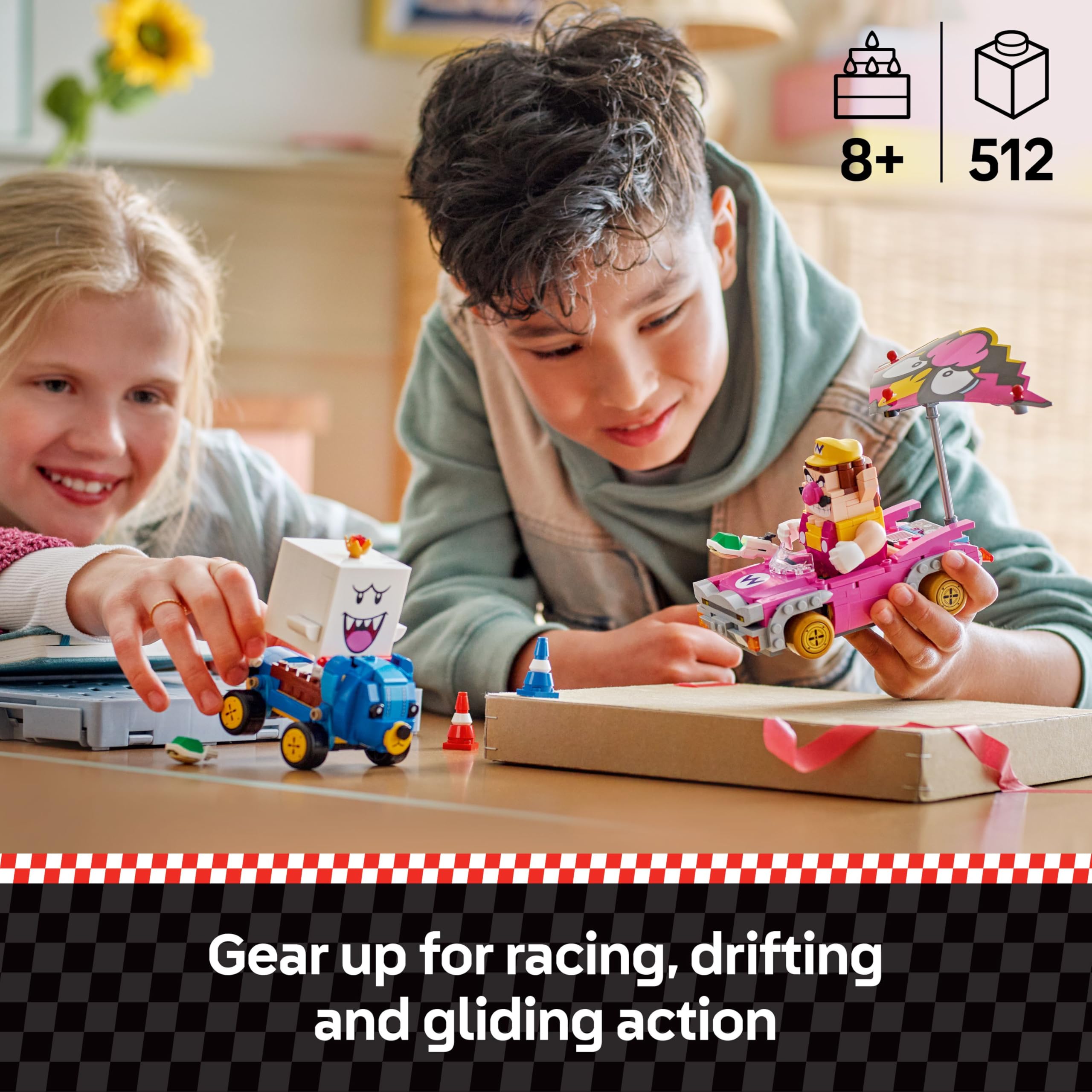 LEGO Super Mario: Wario & King Boo Mario Kart Building Set | Ages 8+ | Model 72038 3