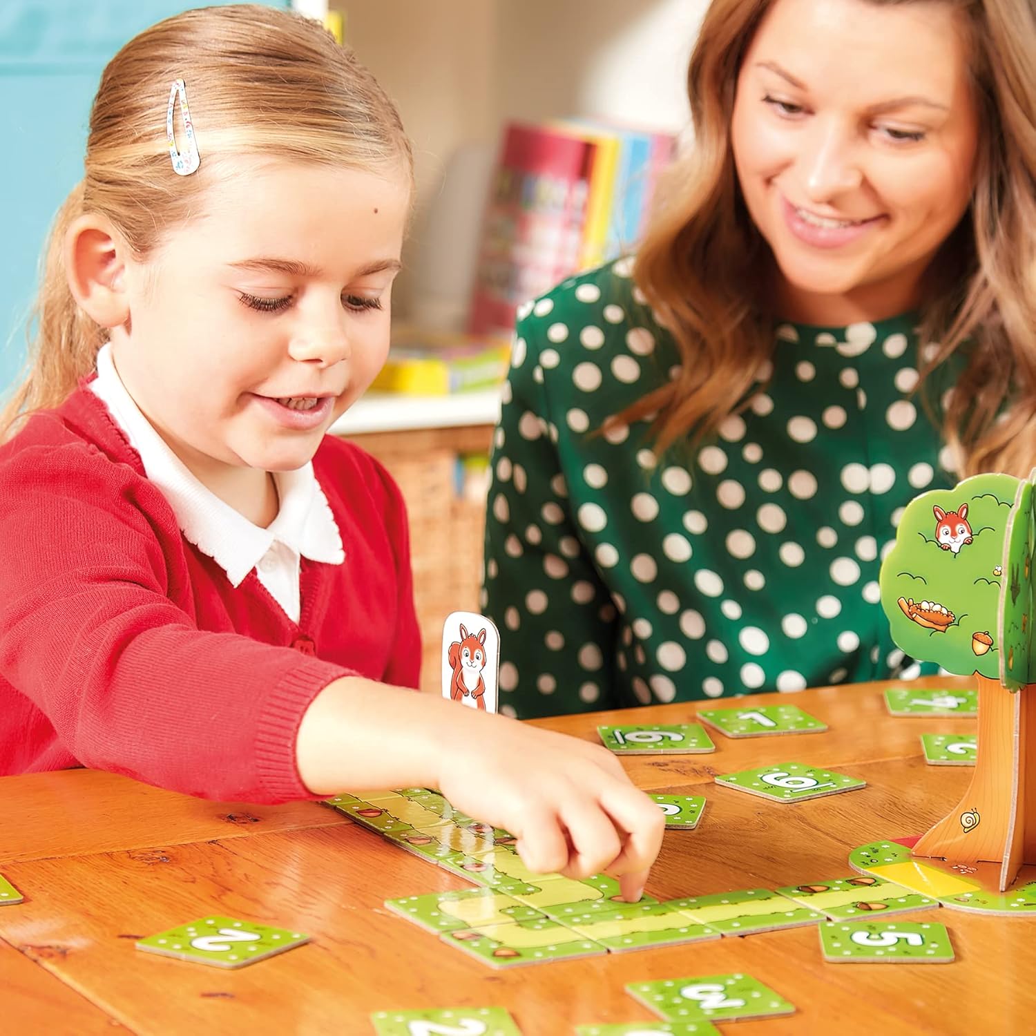 Orchard Toys Nutty Numbers Game Educational Number and Counting Board Game 4