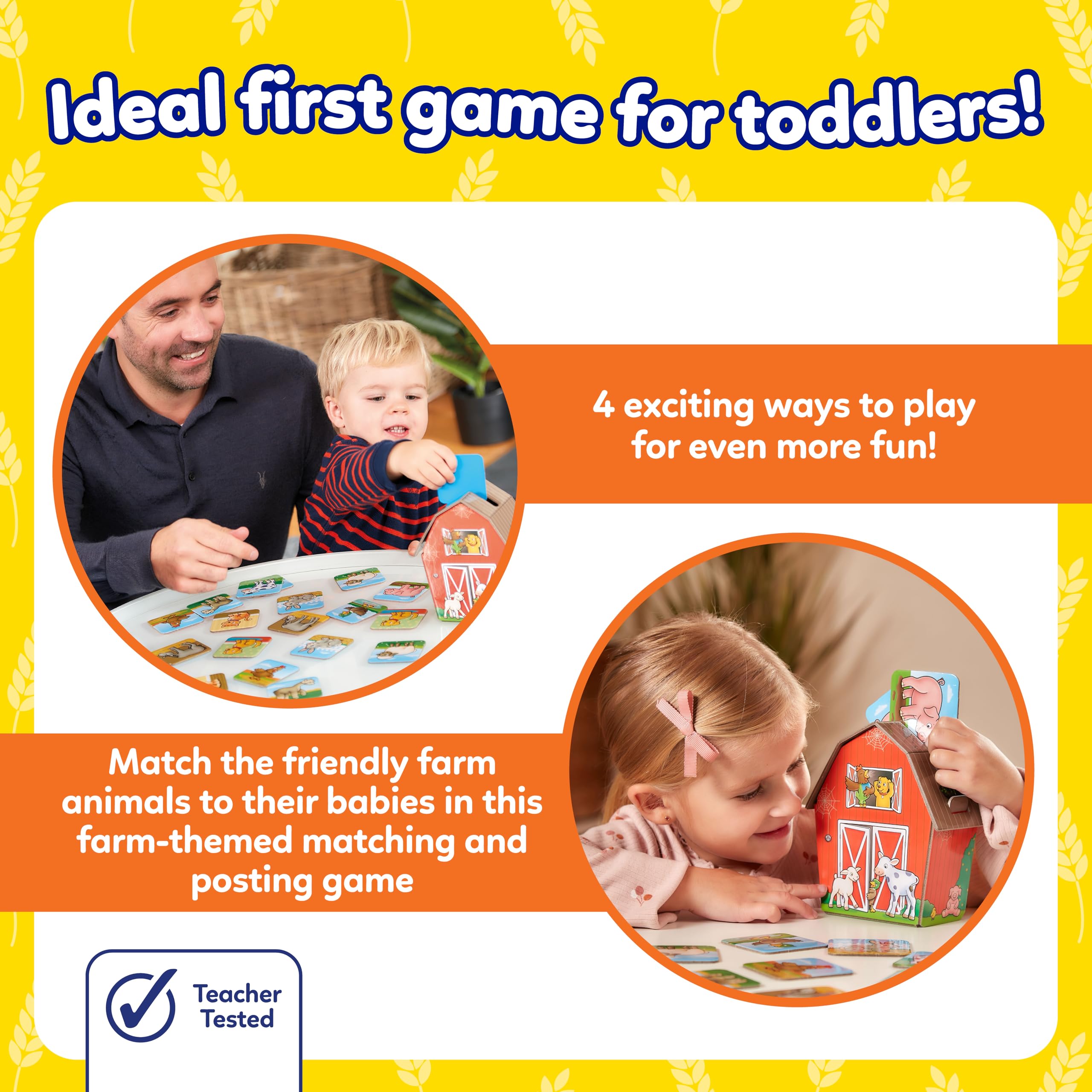 Orchard Toys Farmyard Families Game - Matching & Posting Game for Ages 2+ | 1-4 Players 3