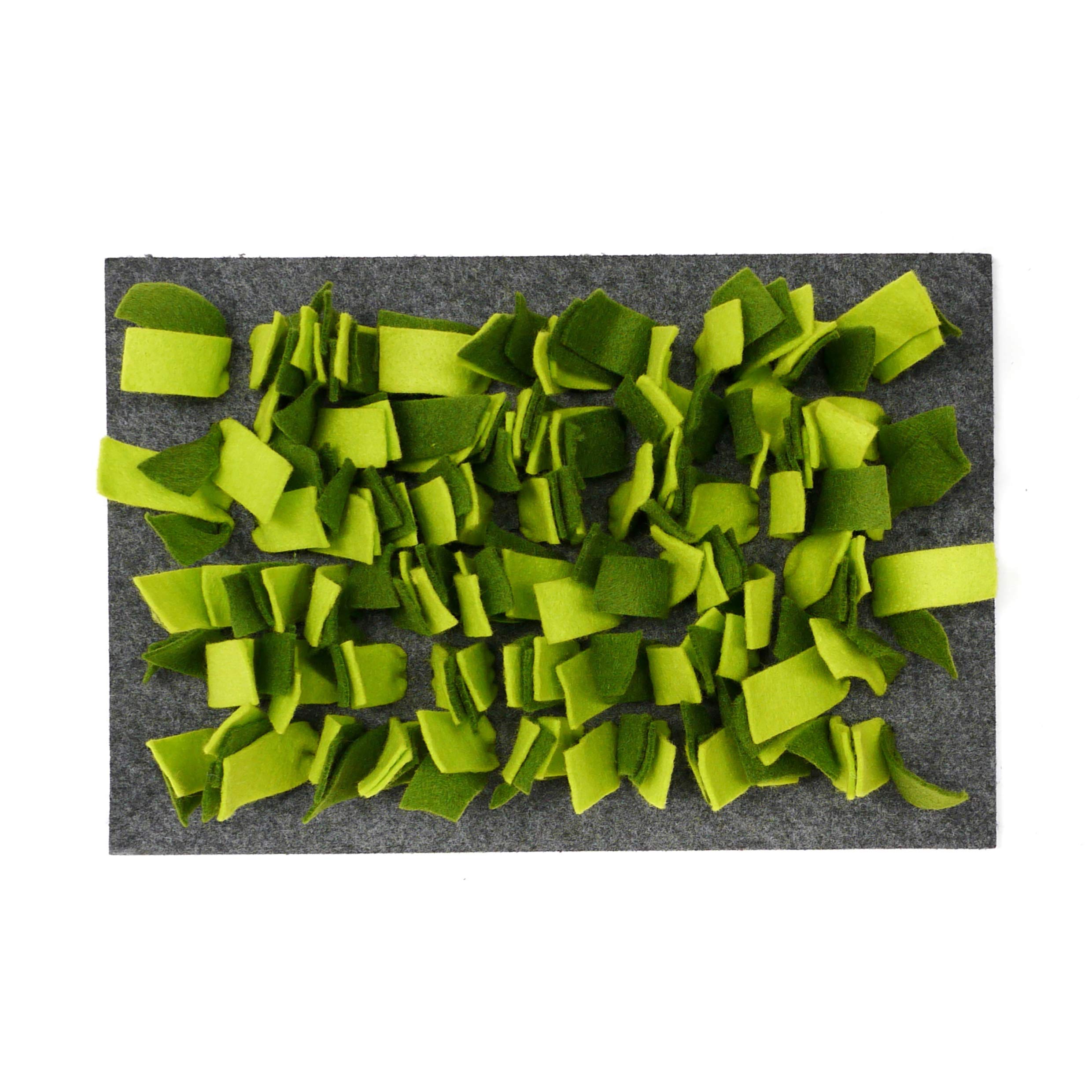 Rosewood Boredom Breaker Snuffle Forage Mat - Foraging Enrichment | Green | 29.5 x 20cm 5
