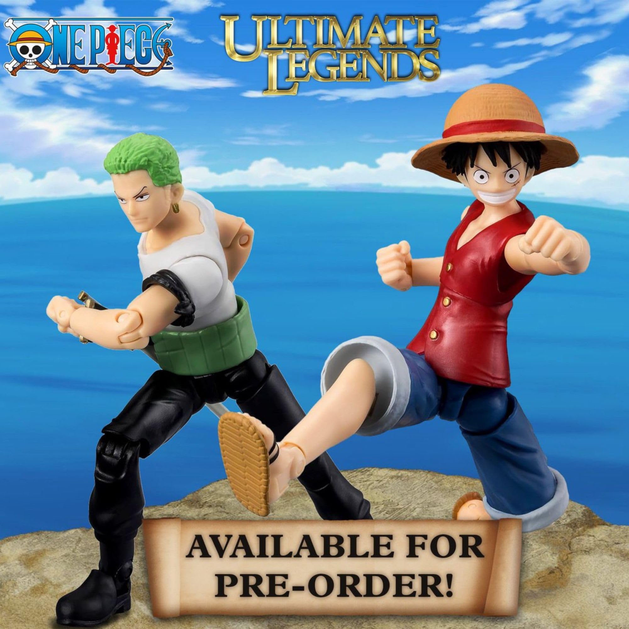 BANDAI Ultimate Legends Zoro Action Figure - 12.5cm Posable Anime Figure with 3 Swords 15