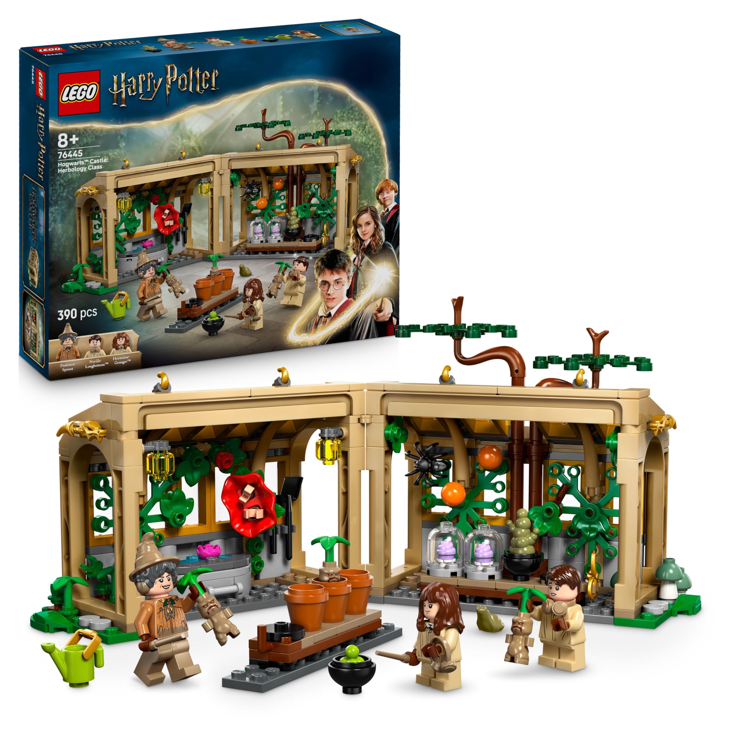 LEGO Harry Potter Hogwarts Castle: Herbology Class Set 76445 | 390 Elements | Ages 8+