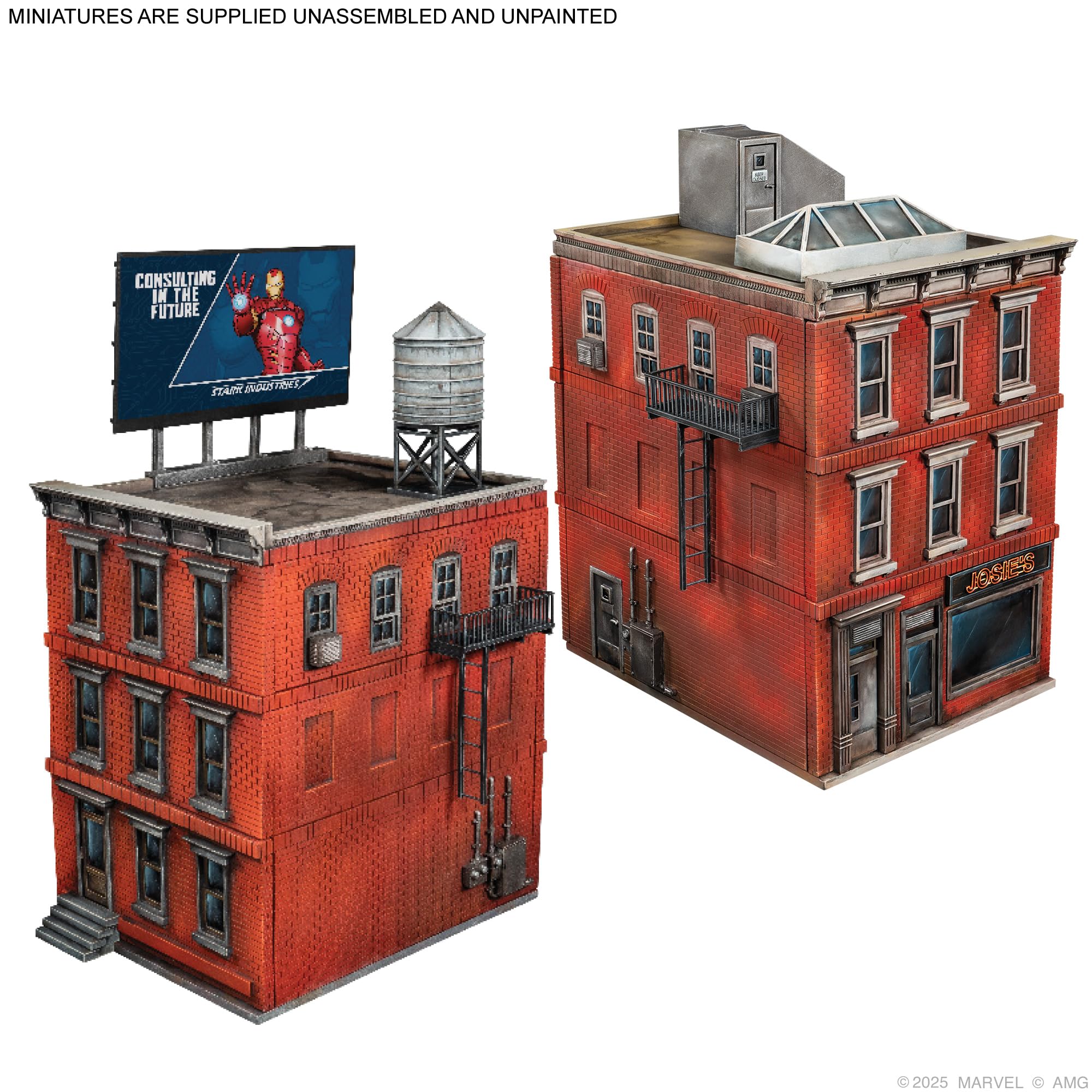 Asmodee Marvel: Crisis Protocol - NYC City Block Terrain Collection | 2 Players | 45 Min 2