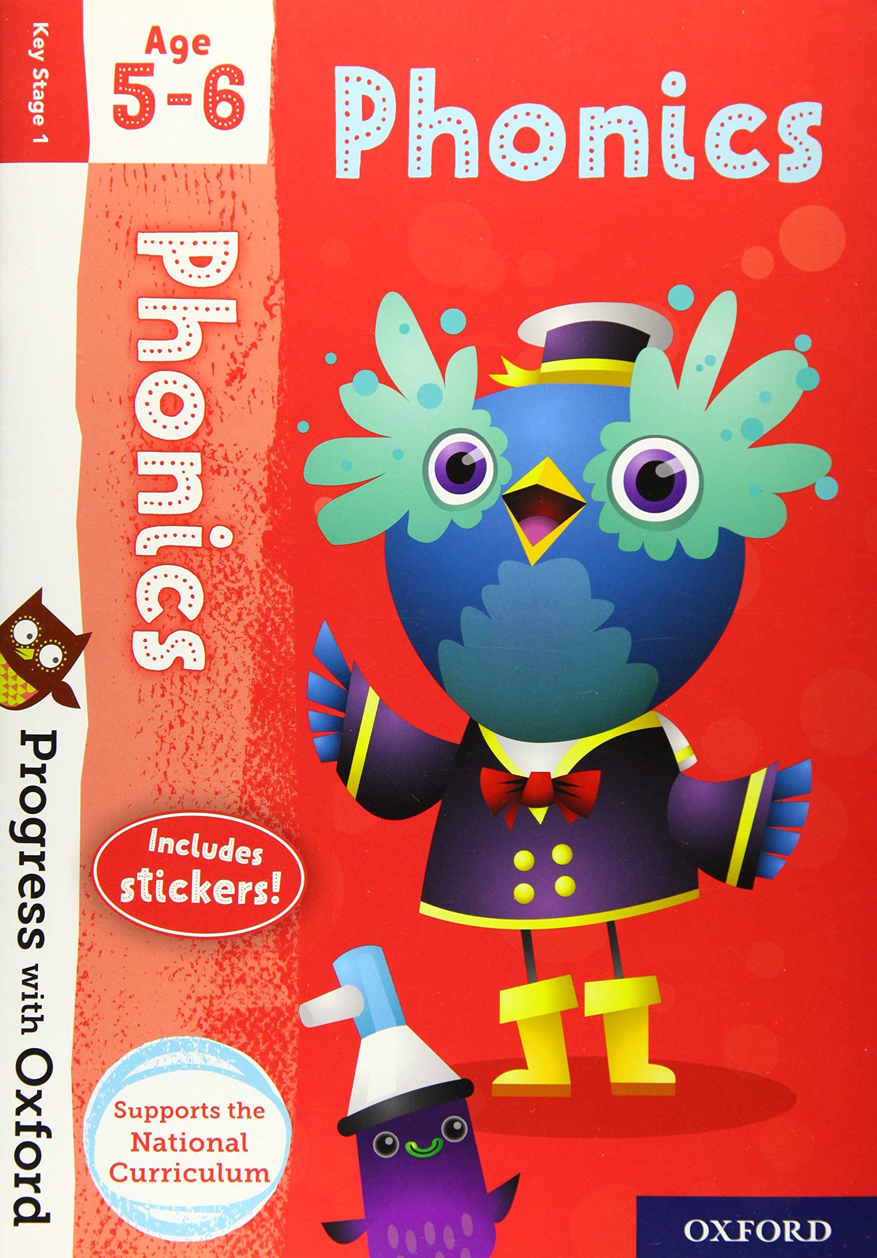 Oxford University Press Progress with Oxford: Phonics Age 5-6 Workbook | Ages 5-6 | 32 Pages