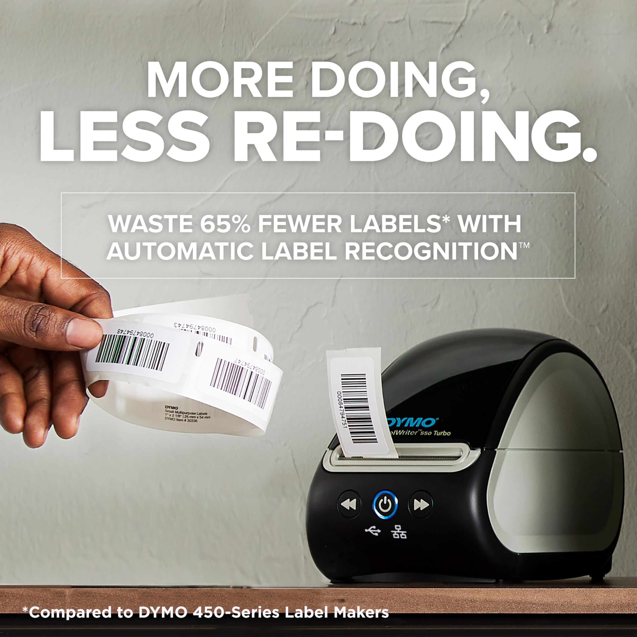 Dymo LabelWriter 550 Turbo Label Printer - High-Speed Printing up to 90 ppm | Monochrome Thermal | Portable 4