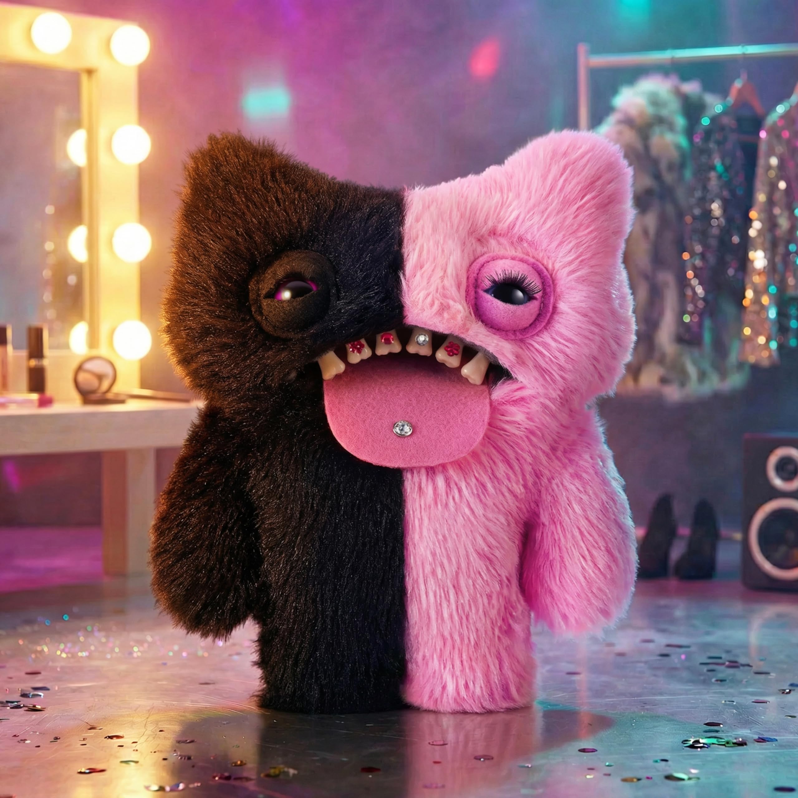 Fuggler Wide Eyed Weirdo Soft Doll - 9 Inch Plush | Polyester | Unisex Children