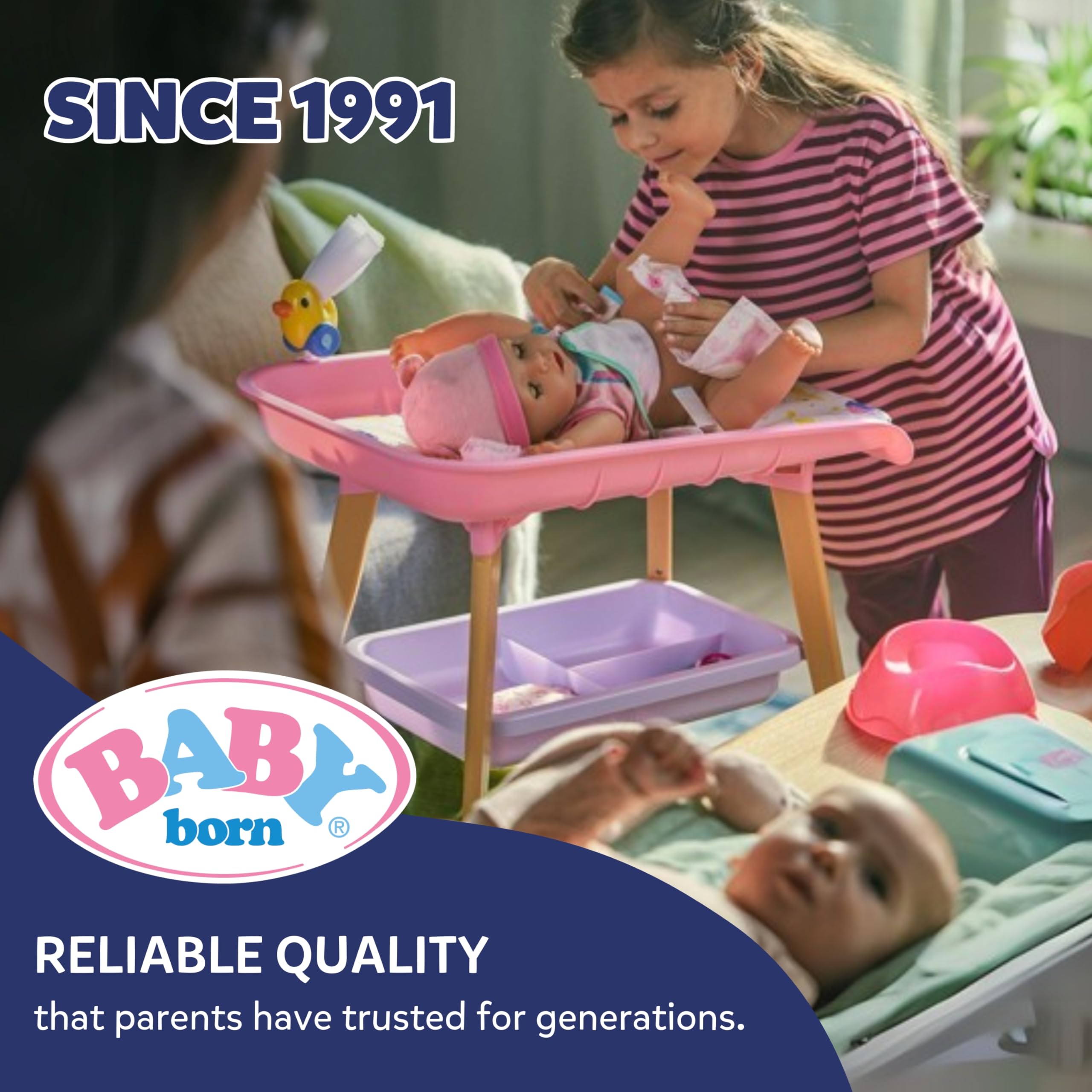 BABY born Pyjamas - Long-Sleeved Shirt & Colorful Leggings Doll Clothes Set 12