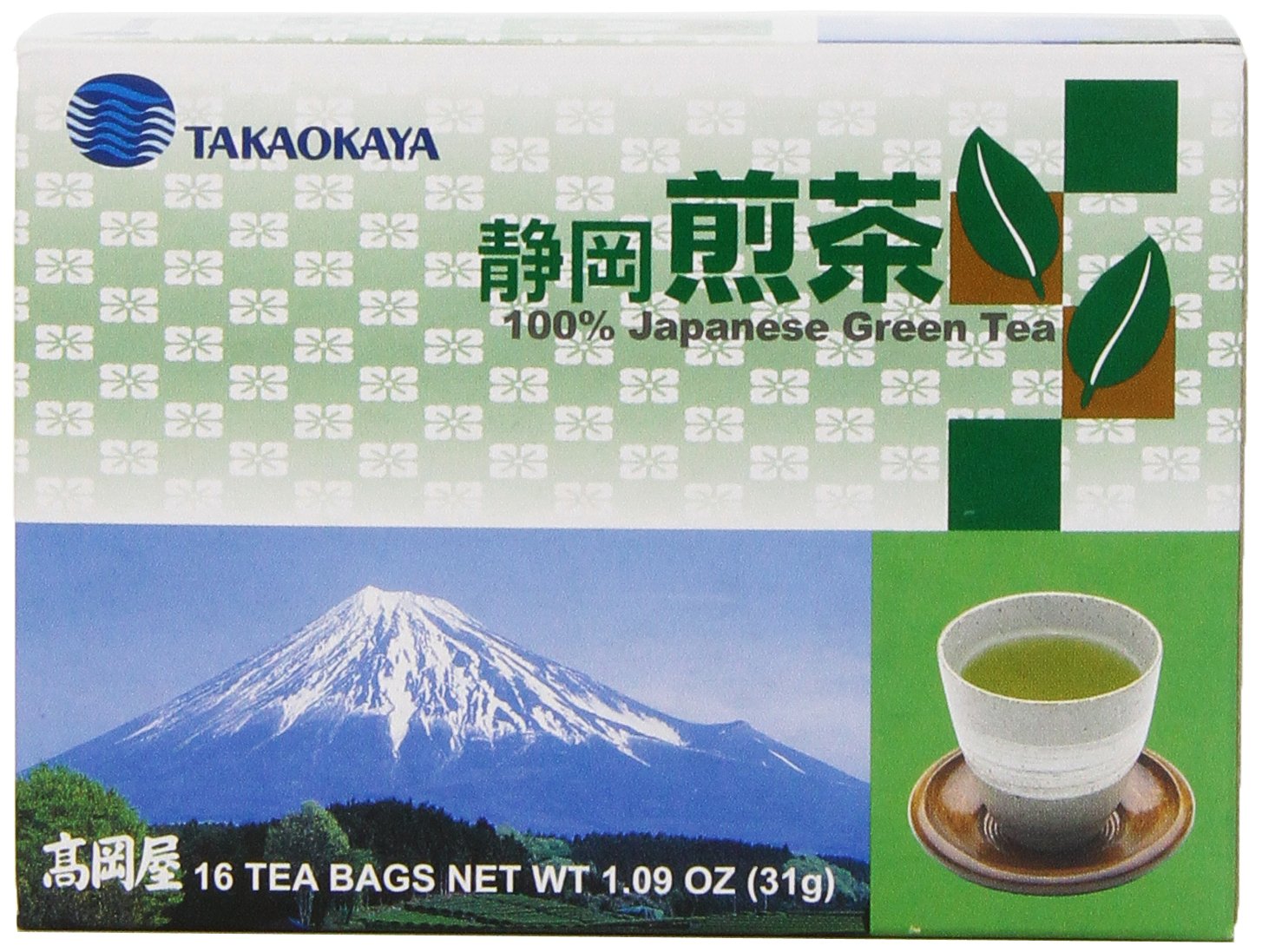 Takaokaya Sencha Green Tea - Premium Japanese Flavor | 16 Individually Wrapped Bags 1