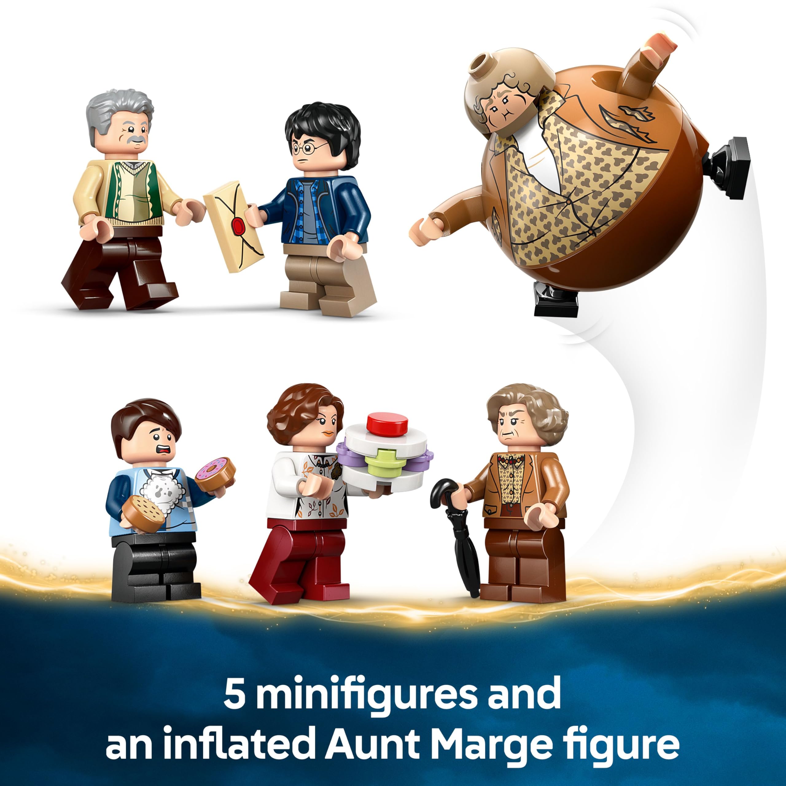 LEGO Harry Potter Privet Drive: Aunt Marge's Visit Building Set | Model 76451 | Ages 8+ 5