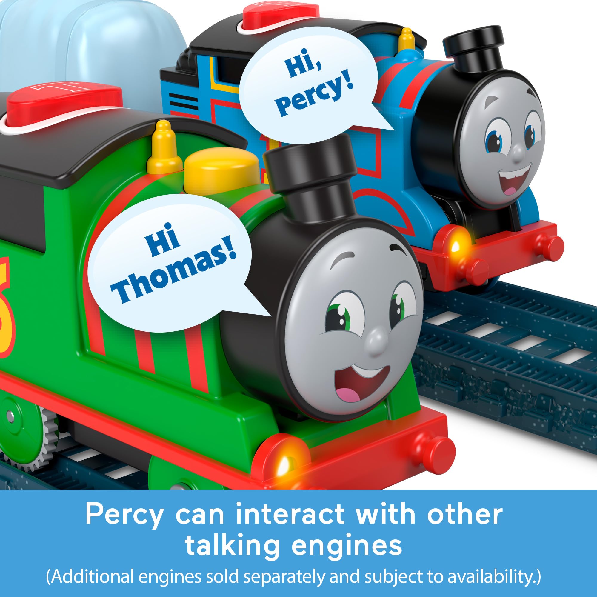 Fisher-Price Thomas & Friends Talking Percy Motorized Toy Train HWY32 | Ages 3+ 3