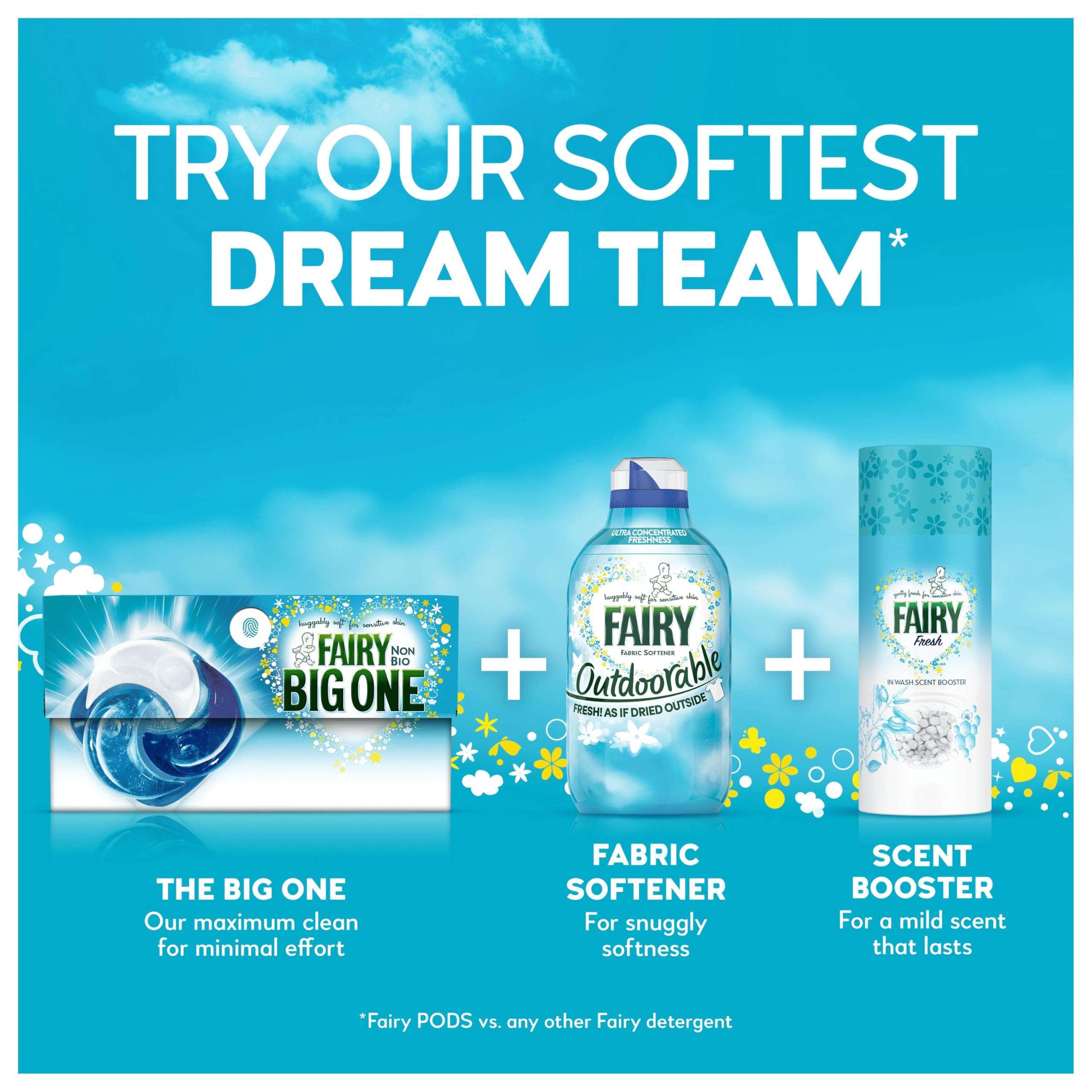 Fairy - Non Bio The Big One PODS® Washing Liquid Laundry Detergent Capsules 4
