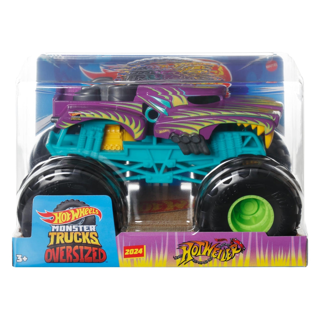Hot Wheels Monster Truck Vehicle - 1:24 Scale Die-Cast Truck for Kids 3+
