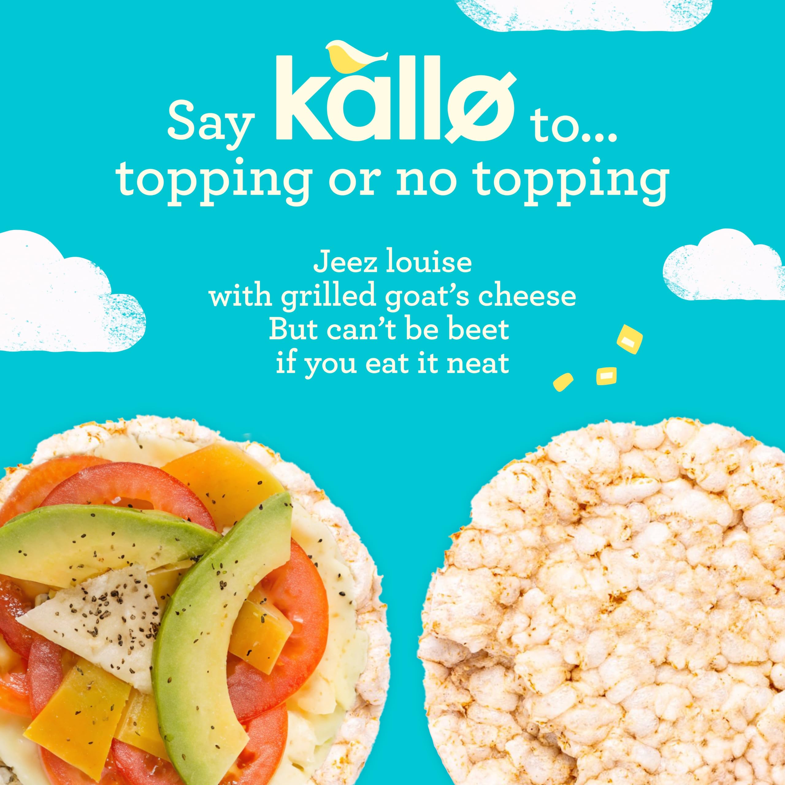 Kallo Lightly Salted Corn Cakes - 26 Calories Per Cake | Gluten-Free | 130g 5