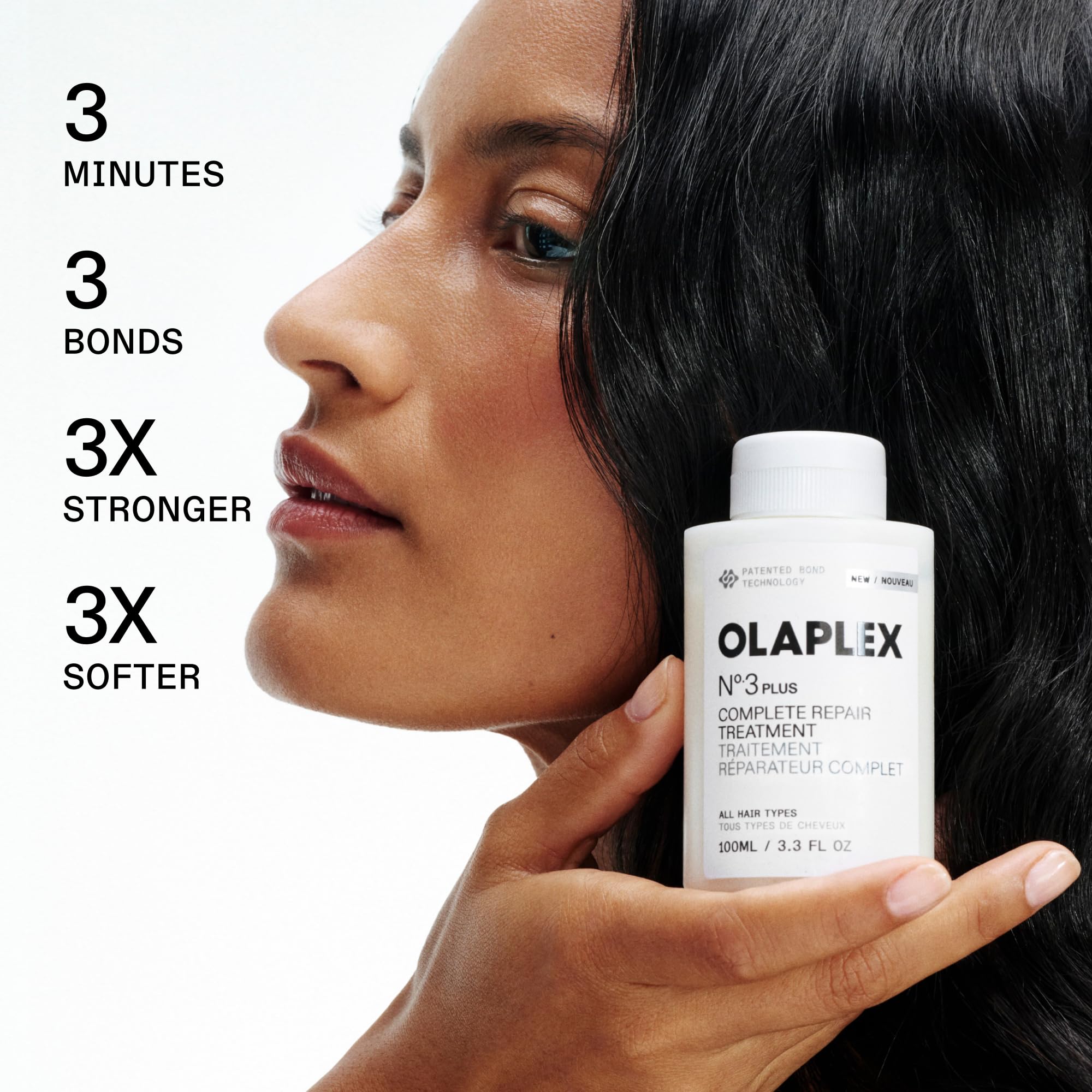 OLAPLEX N°.3PLUS Complete Repair Treatment - 3 Minute Pre-Shampoo Repair | Unisex Adult | 250 ml 3