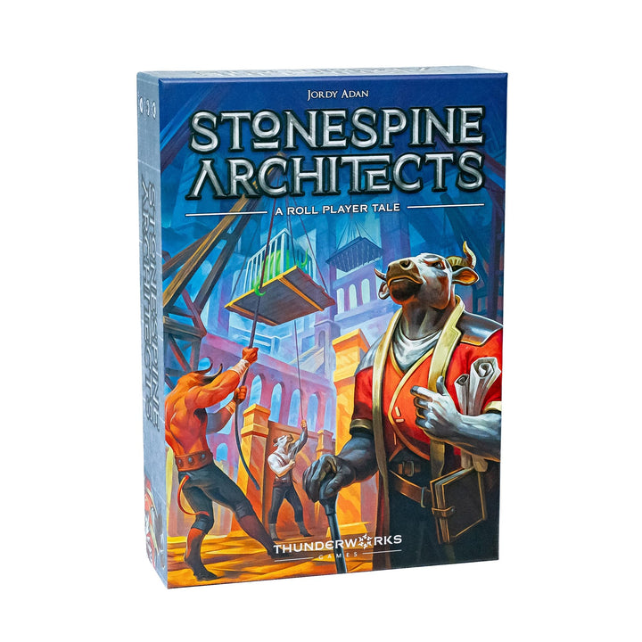 Thunderworks Games Stonespine Architects Card-Drafting Board Game (TWK4100)