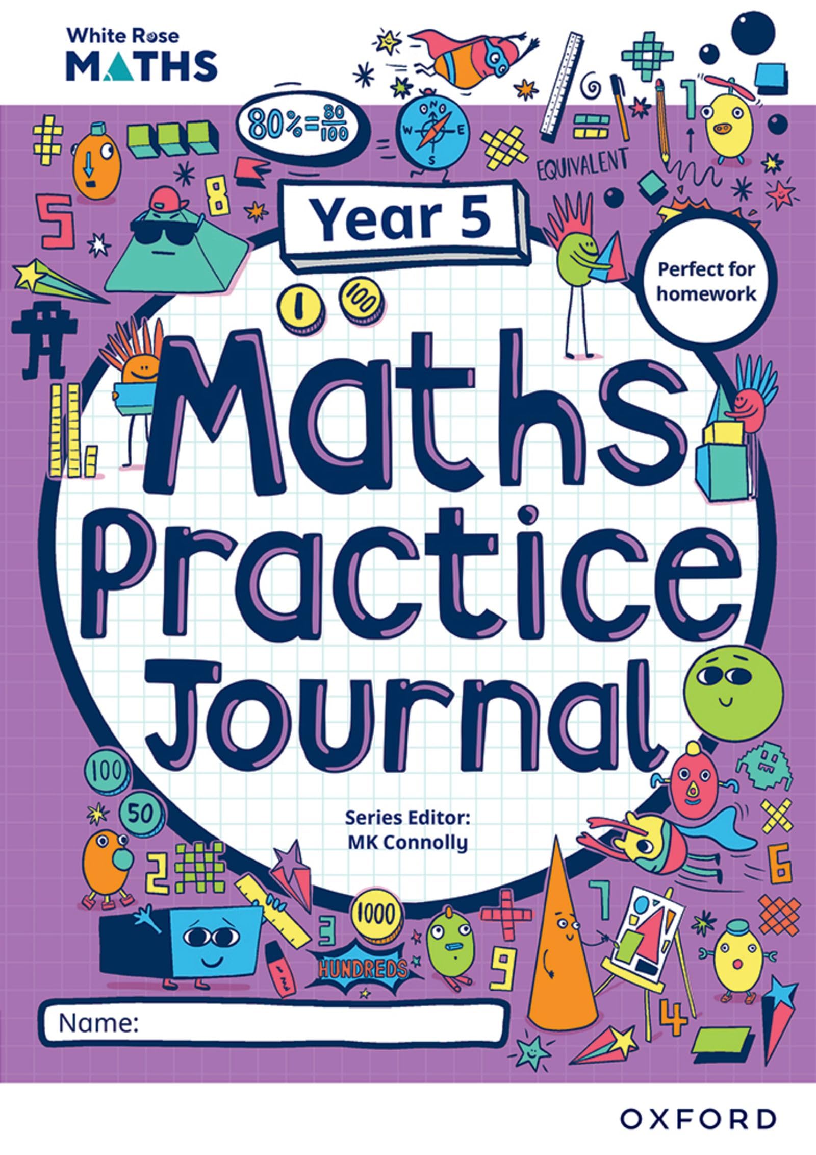 White Rose Maths Practice Journals Year 5 Workbook | Paperback | Caroline Hamilton