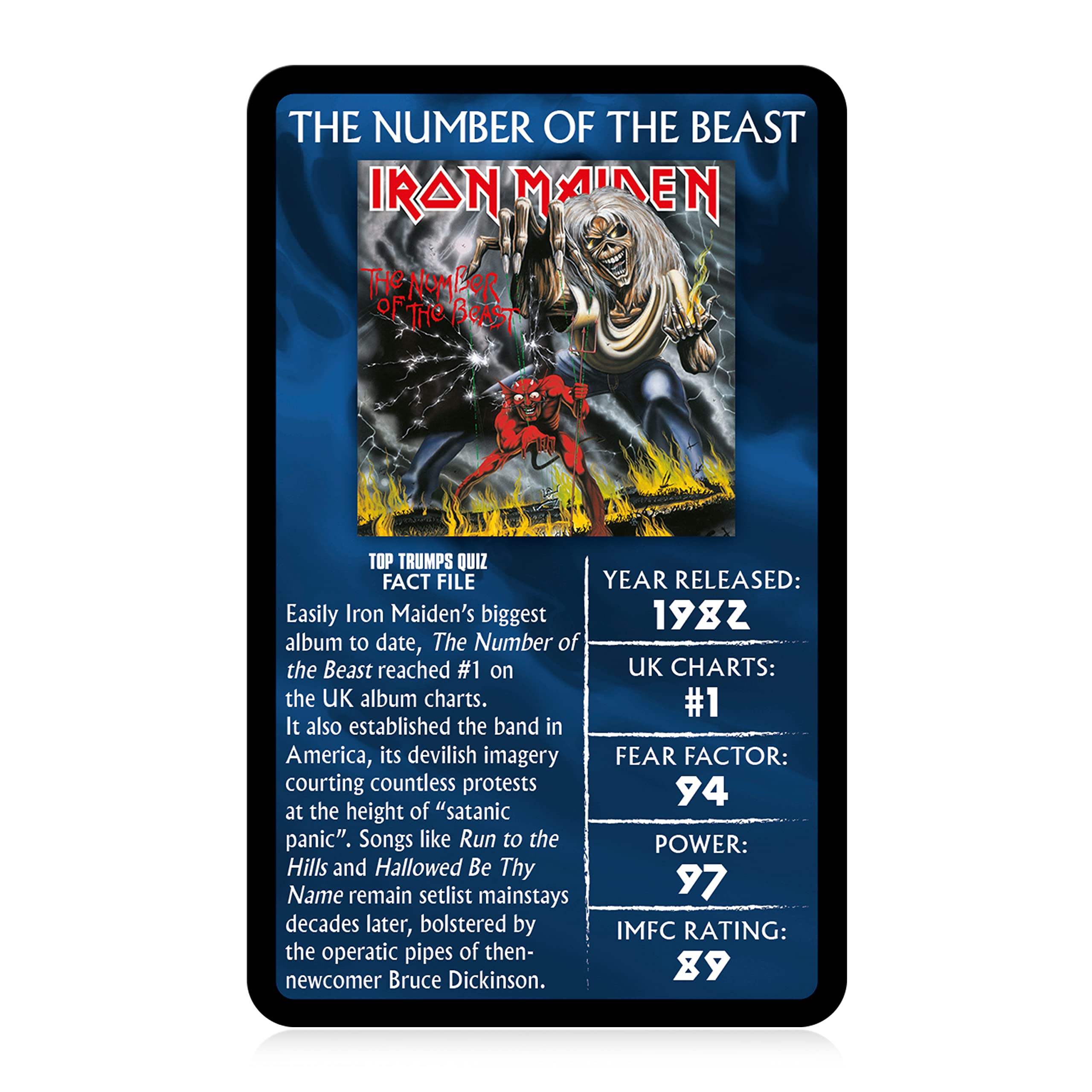 Top Trumps Iron Maiden Limited Edition Card Game - Ages 18+ | Multicolor 8
