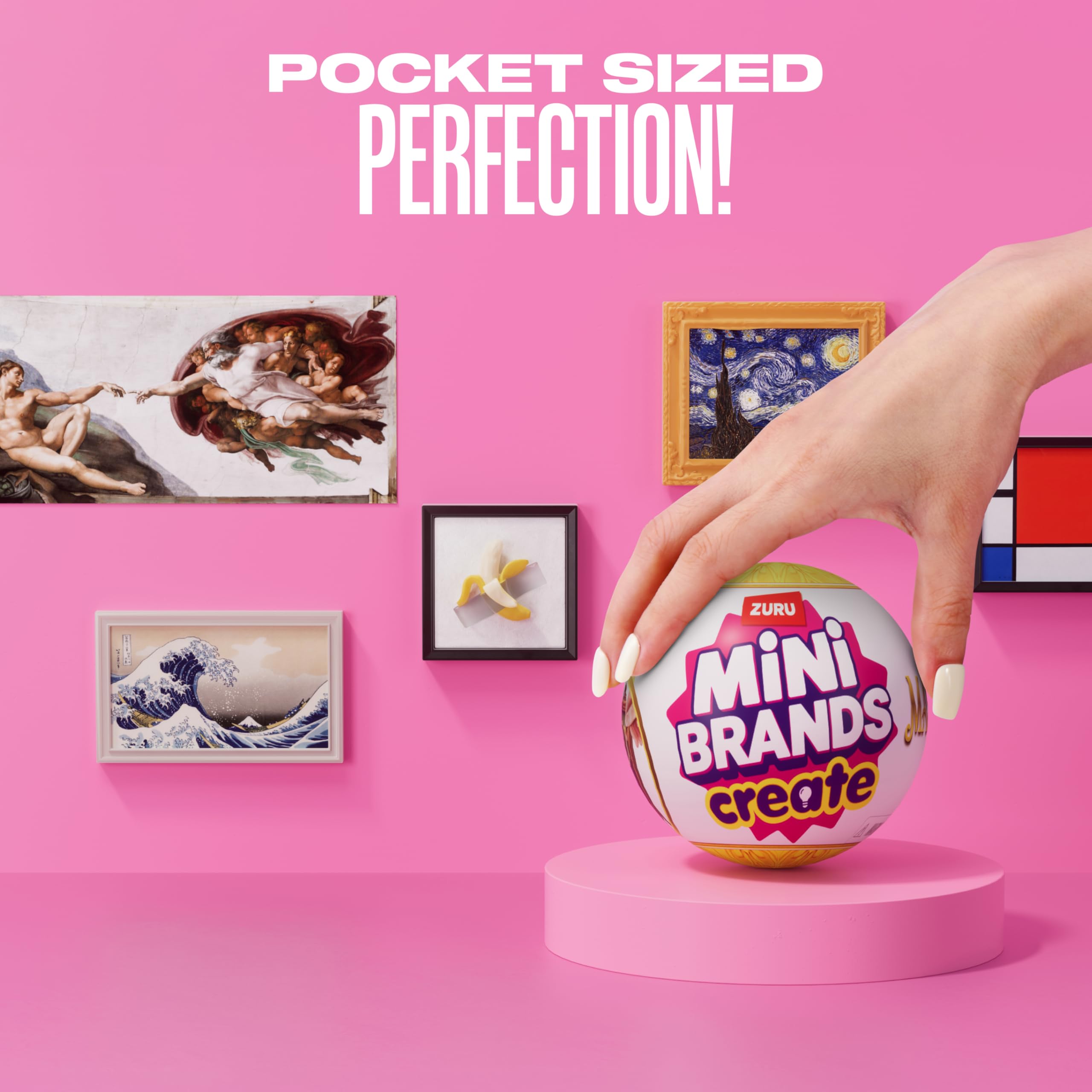 Mini Brands Create Mini Masterpieces Series 1 Capsule - 2 Pack | Collectible Miniatures | Ages 3+ 7