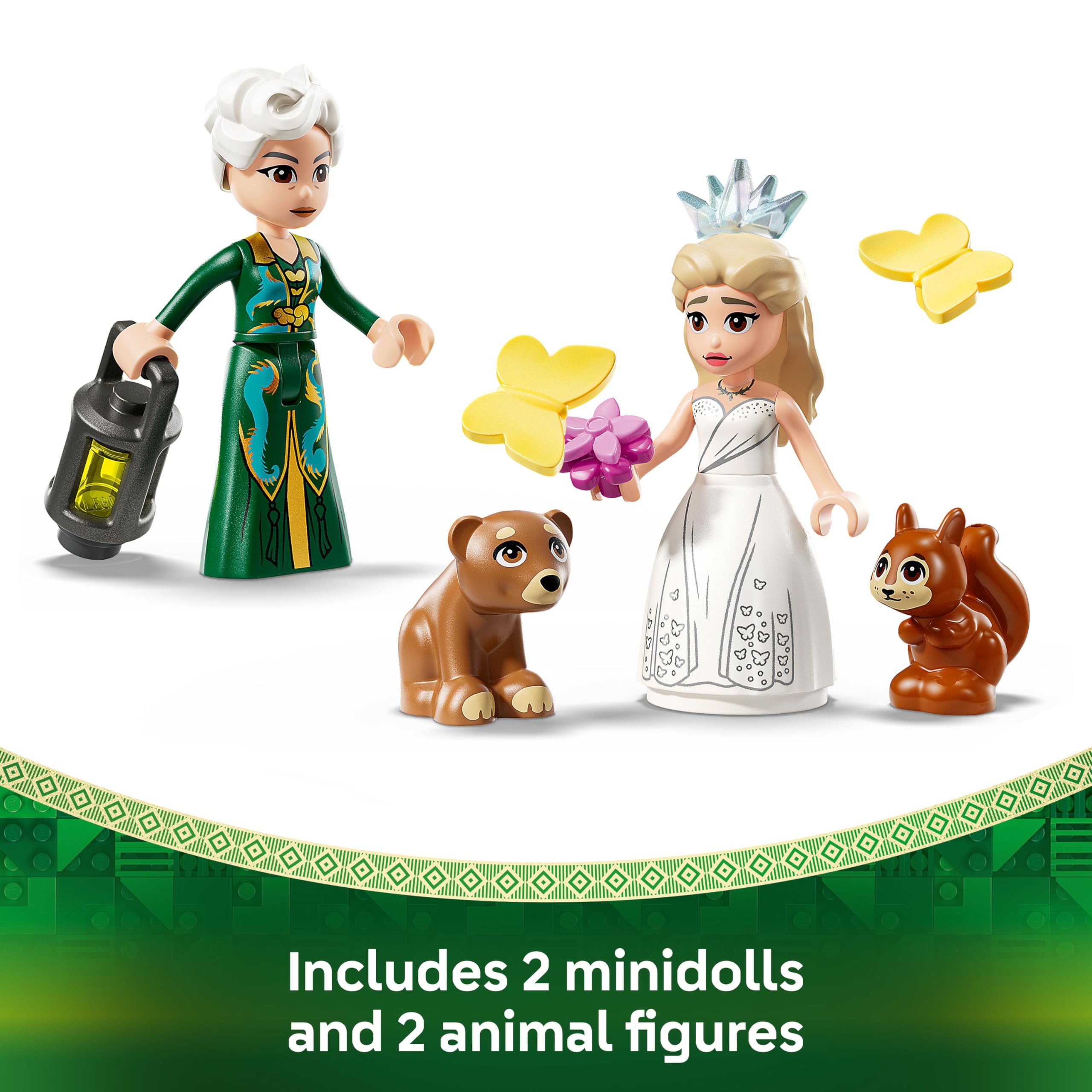 LEGO Wicked Glinda's Wedding Day - Building Toy with 2 Mini Dolls & 2 Posable Butterflies for Ages 8+ 5