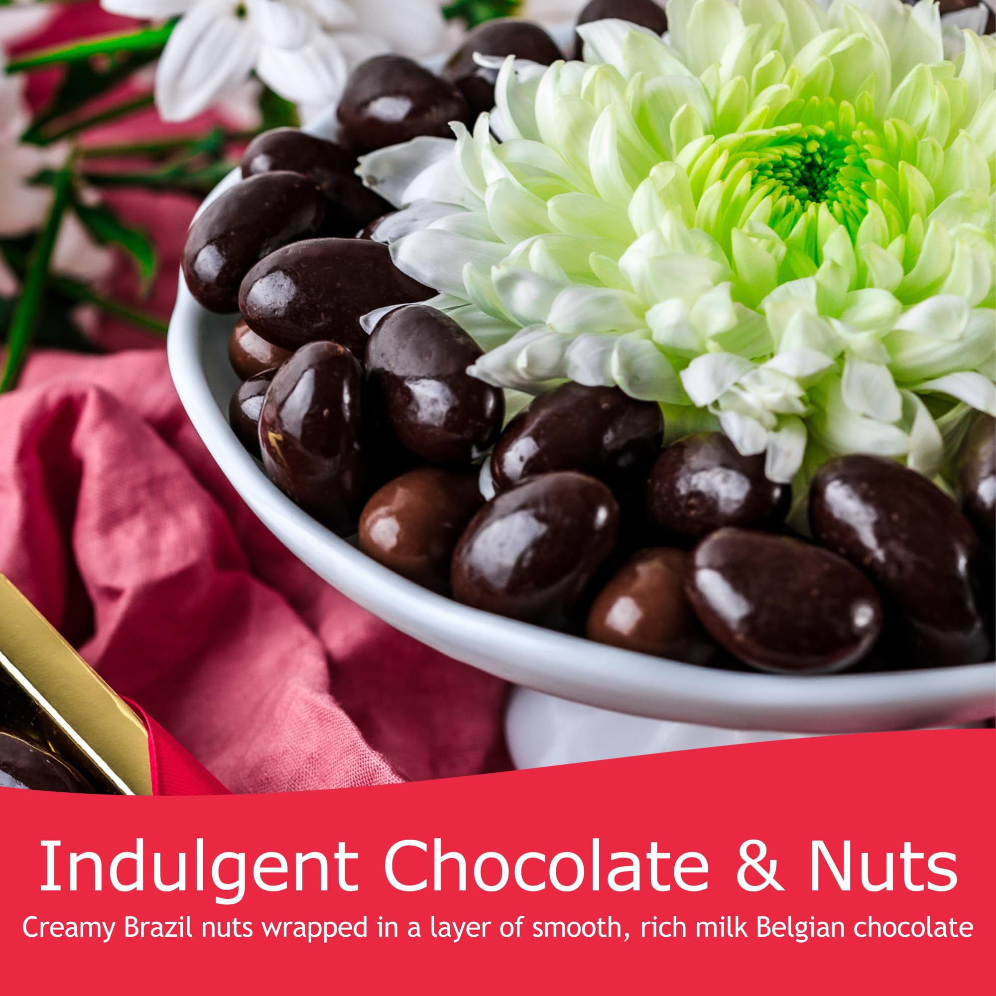 Rita Farhi Milk Chocolate Coated Brazil Nuts Luxury Gift Jar 740g 7