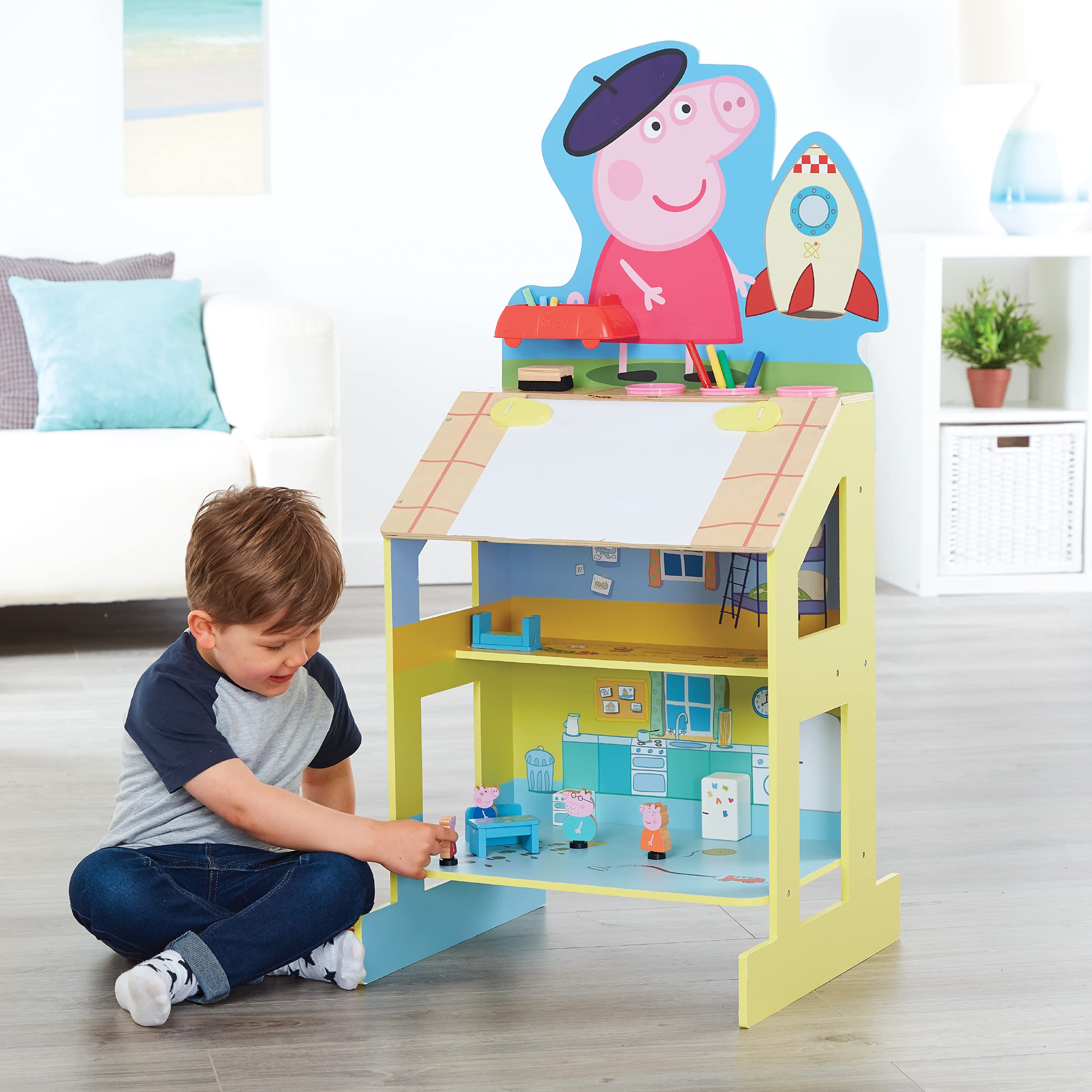 Peppa Pig Speel en teken houten schildersezel 8