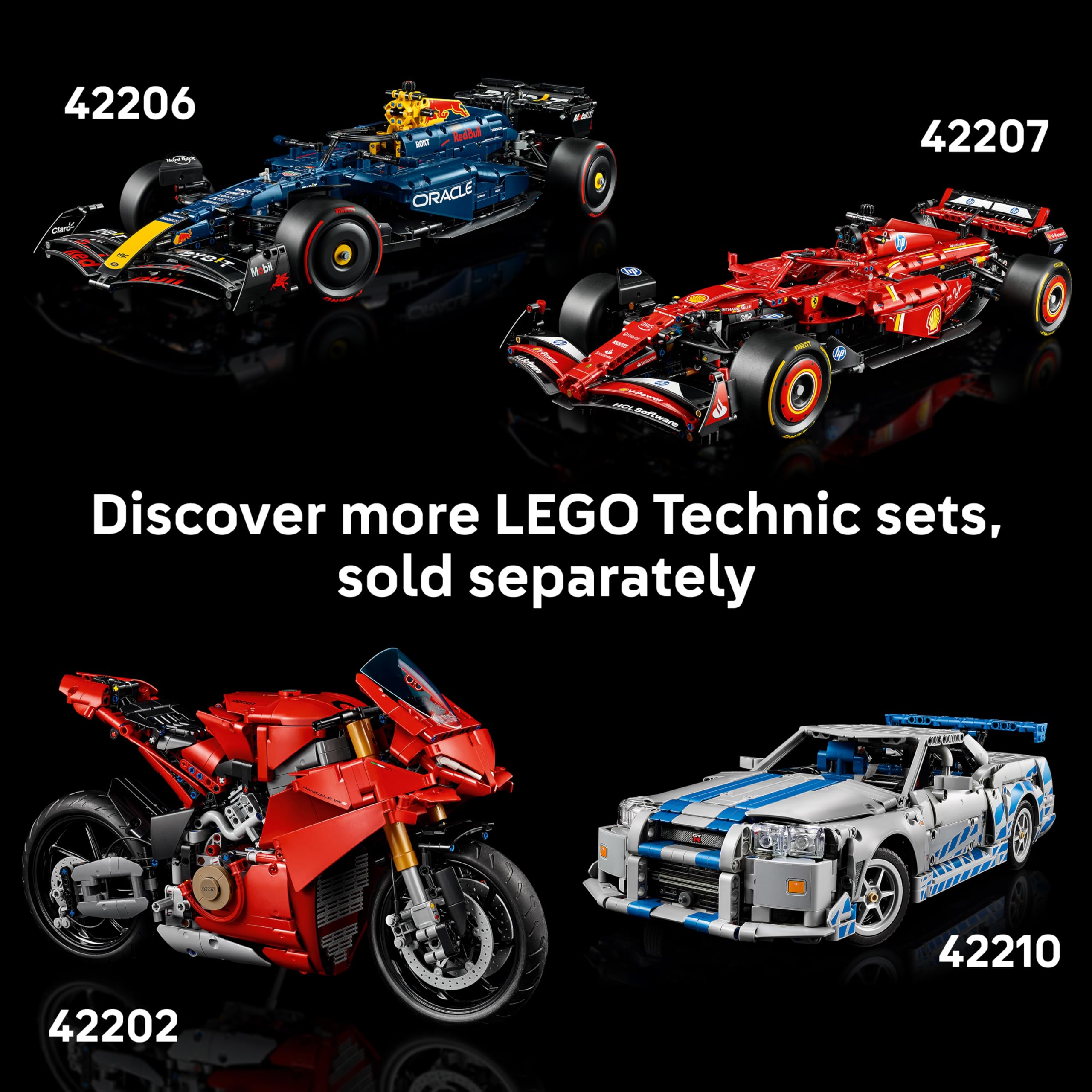 LEGO Technic 1966 Ford GT40 MKII Race Car Building Set | Model 42223 | Ages 18+ 7