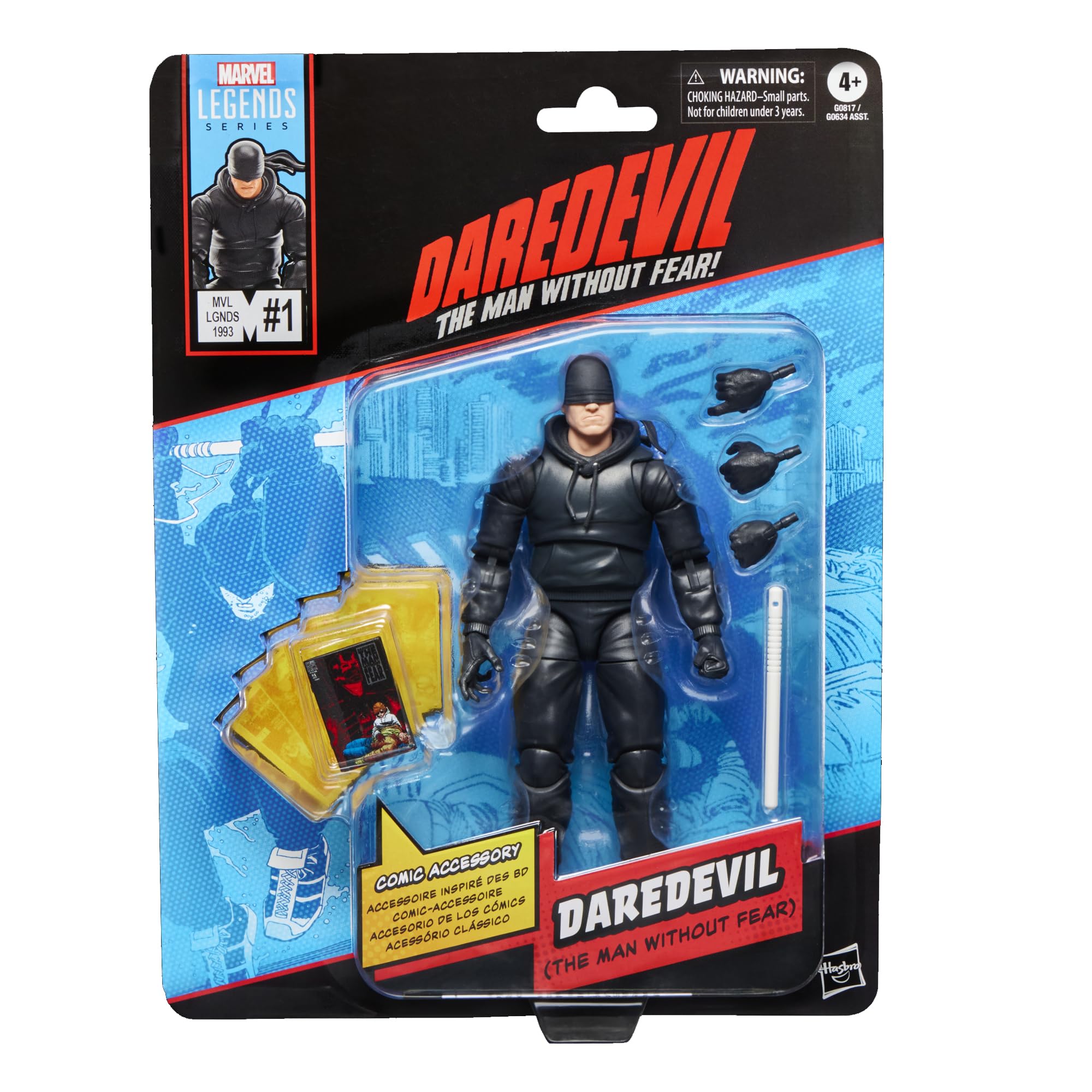 Marvel Legends Series Daredevil Action Figure - 6-Inch Collectible with Comic Accessories 10