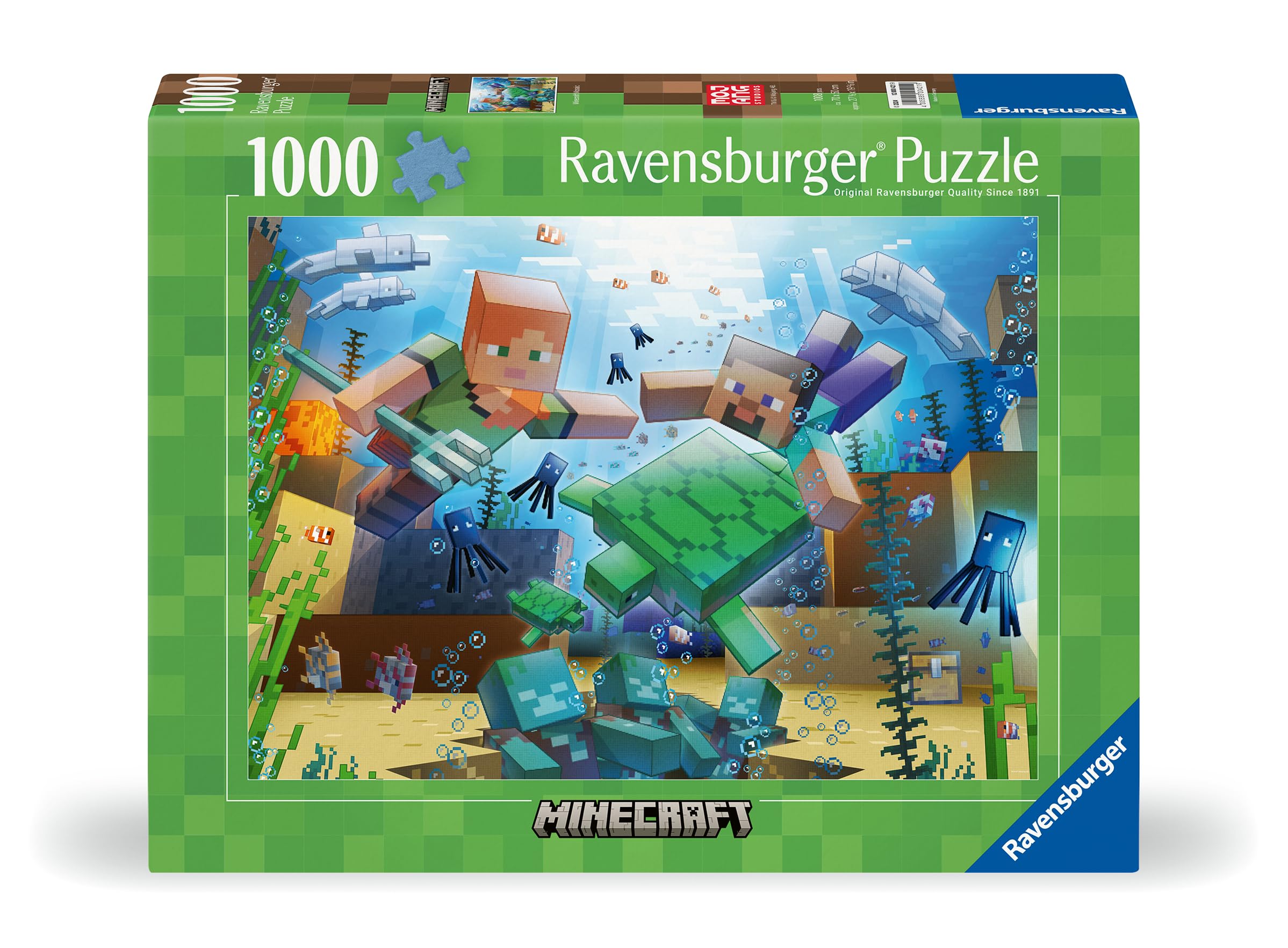 Ravensburger Minecraft Mosaic 1000 Piece Jigsaw Puzzle - Ages 12 and Up 5