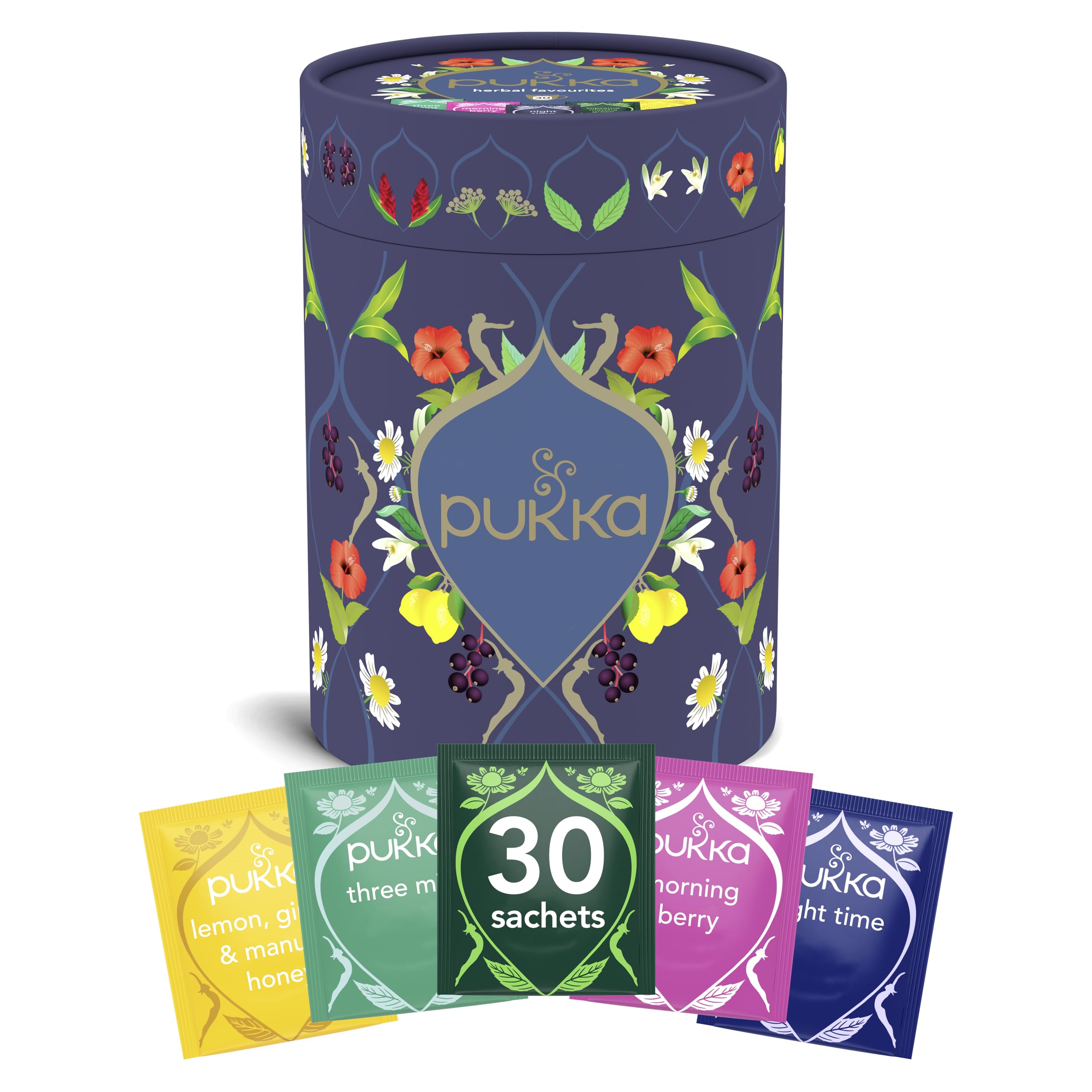 Pukka Herbs Gourmet Favourites Herbal Tea Selection Gift Set Box | 30 Tea Bags | Organic 1