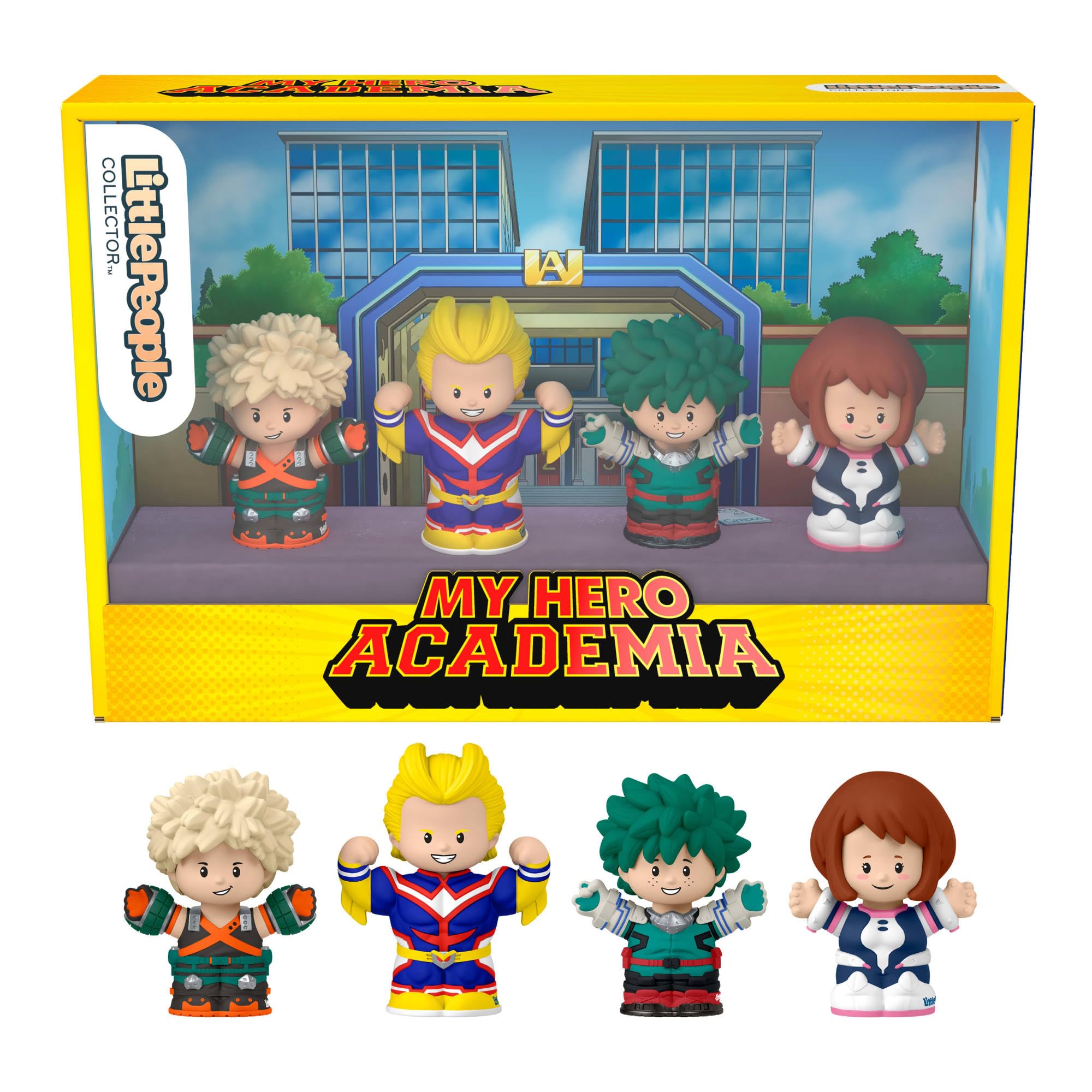 Little People COLLECTOR My Hero Academia Anime Series Special Edition Set | 4 Figures | Ages 96+ 1