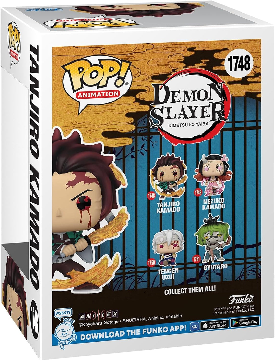 Funko Pop! Animation Demon Slayer - Tanjiro Kamado (Sun Breathing) Vinyl Figure (80334)