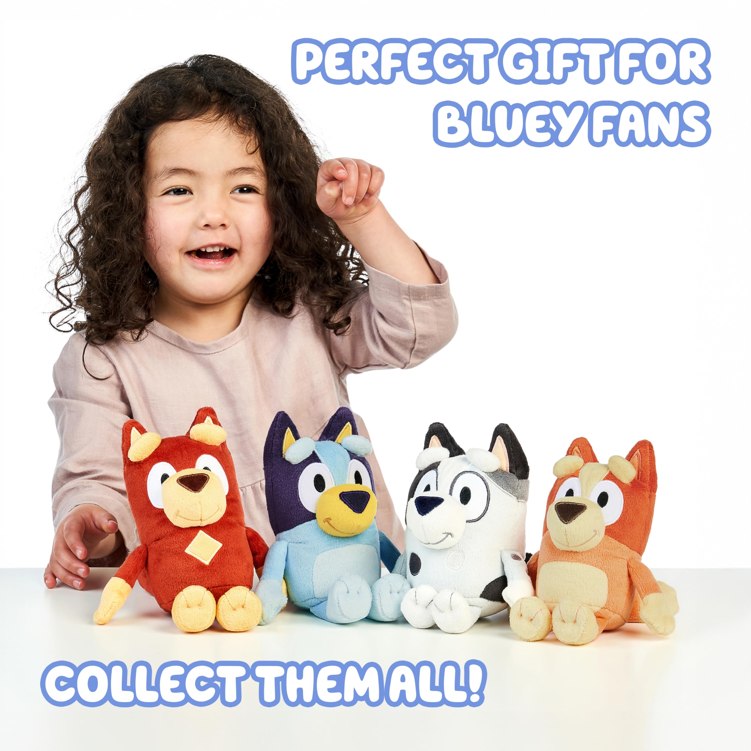 Bluey 2 Pack Plush - 8 inch Collectible Characters | Deluxe Soft Fabrics 5