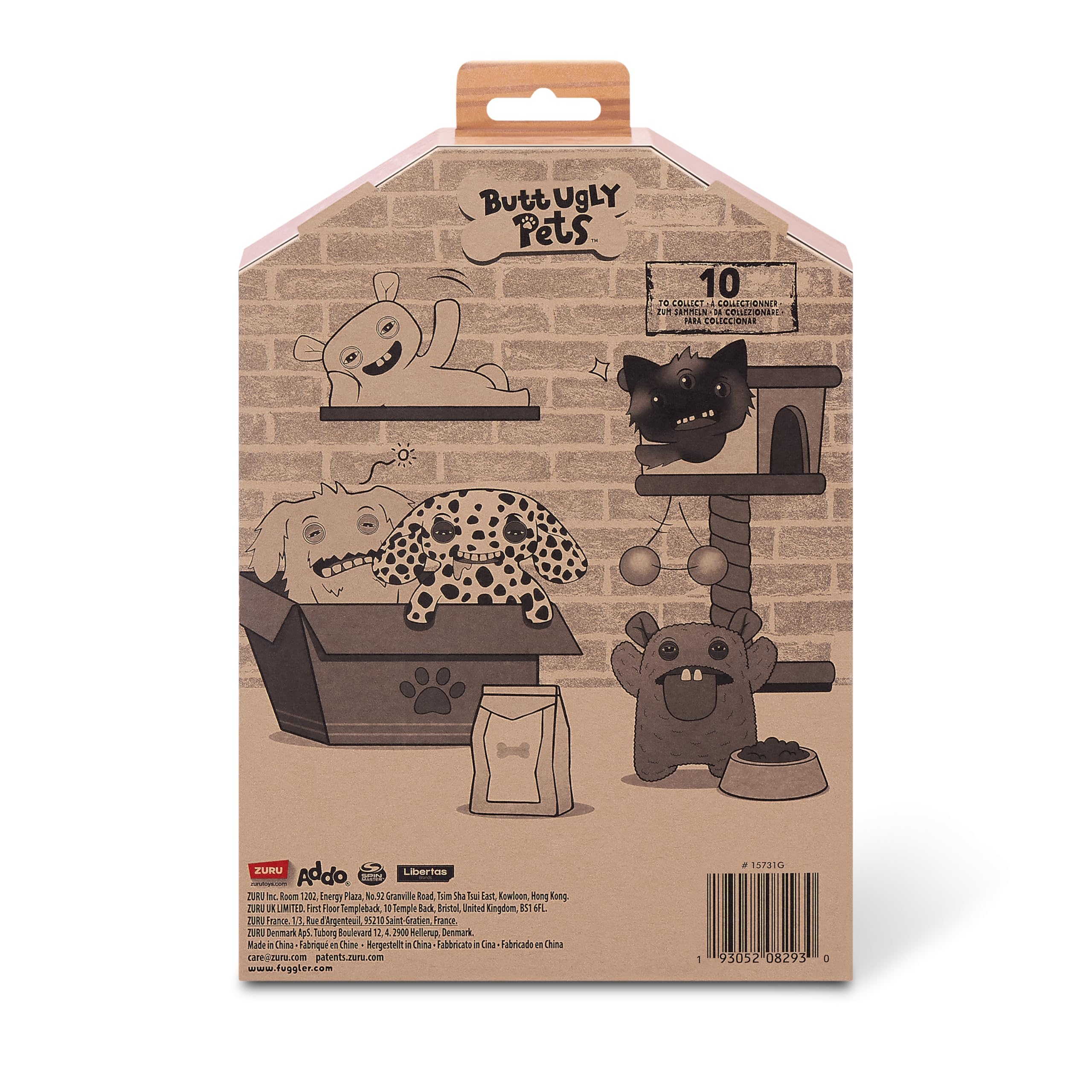 Fuggler Butt Ugly Pets 9-inch Series 1 Plush - Funny Ugly Monster Stuffed Animals by ZURU 10