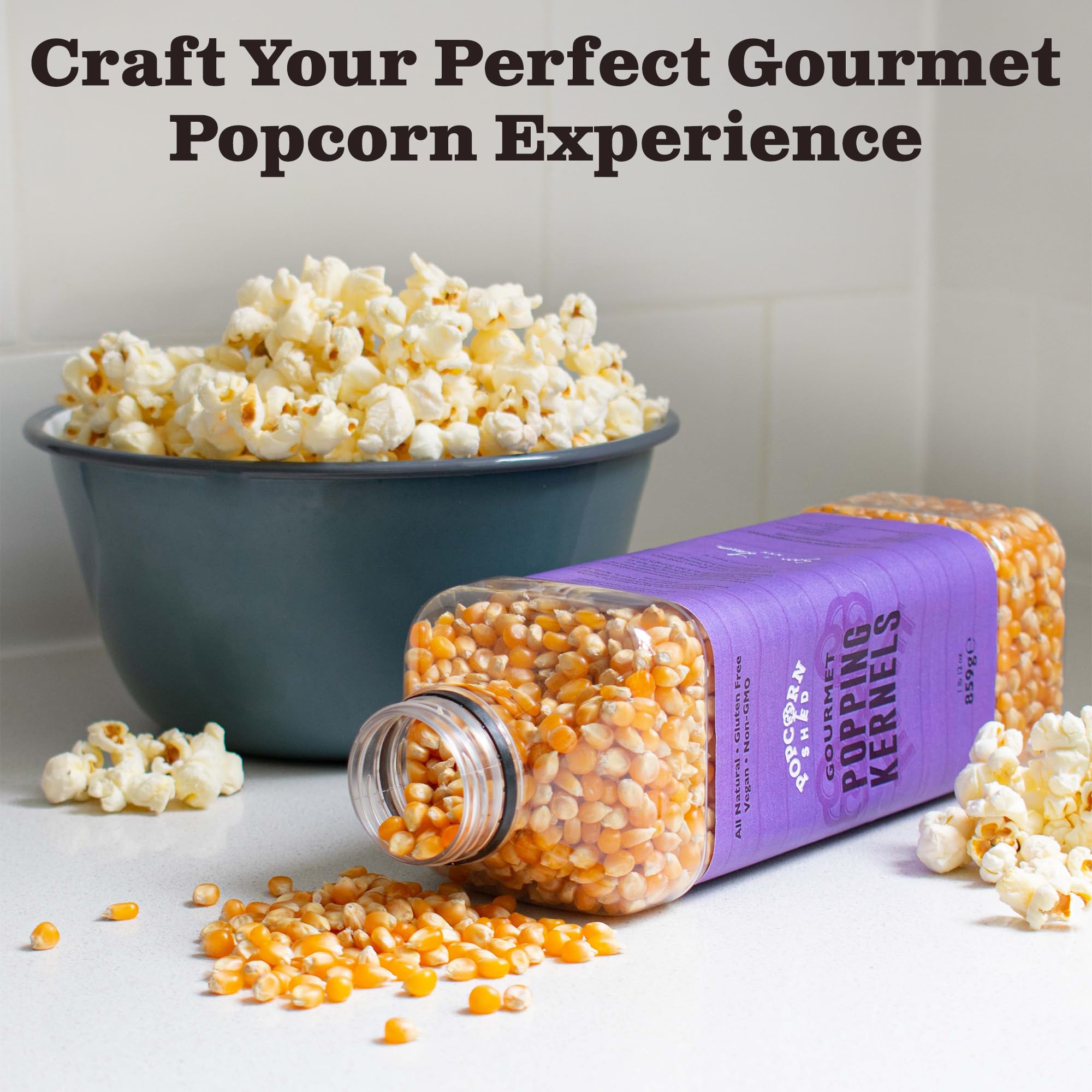 Popcorn Shed Gourmet Popcorn Kernels - 859g Bag | Made in Britain 5