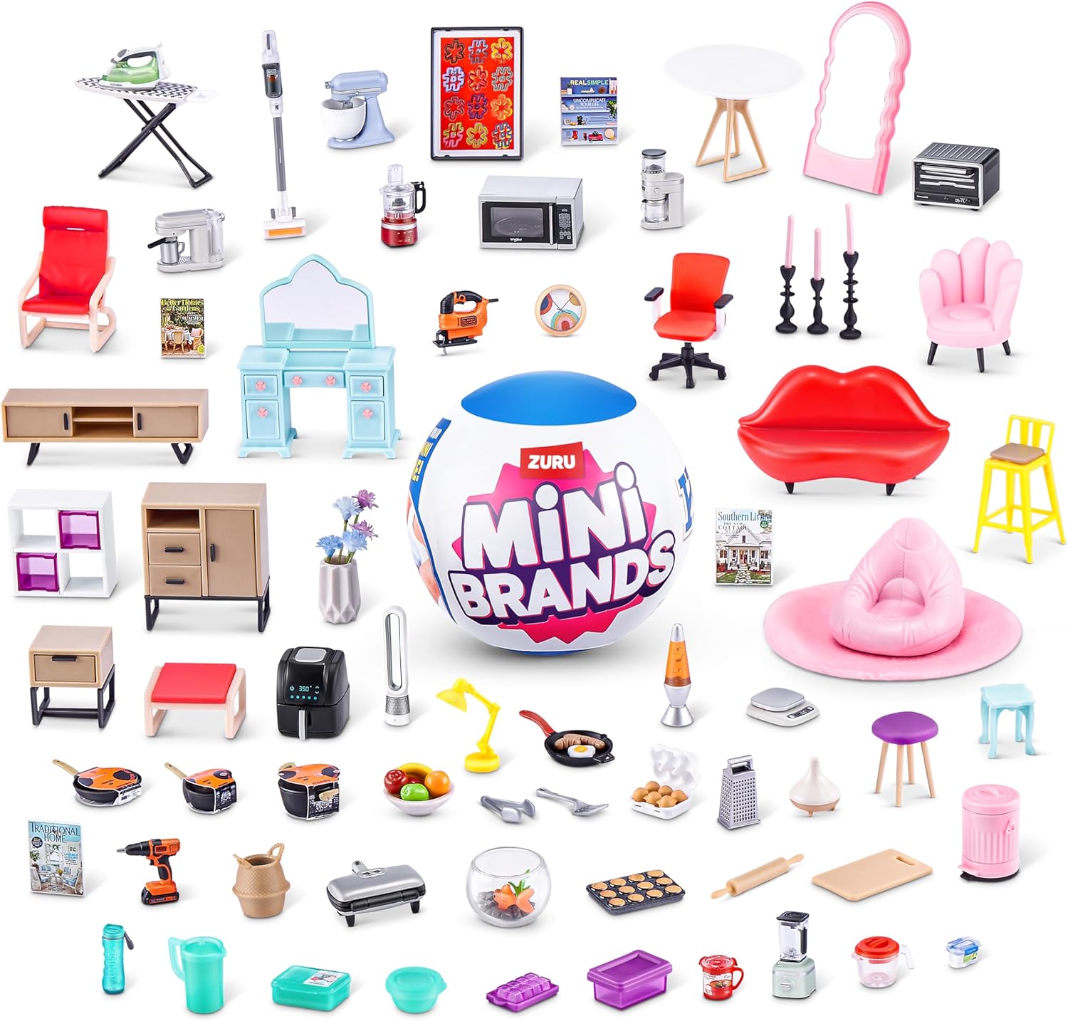 Mini Brands Home Capsule by ZURU - Surprise Collectible Minis with Recycled Plastic Packaging 6