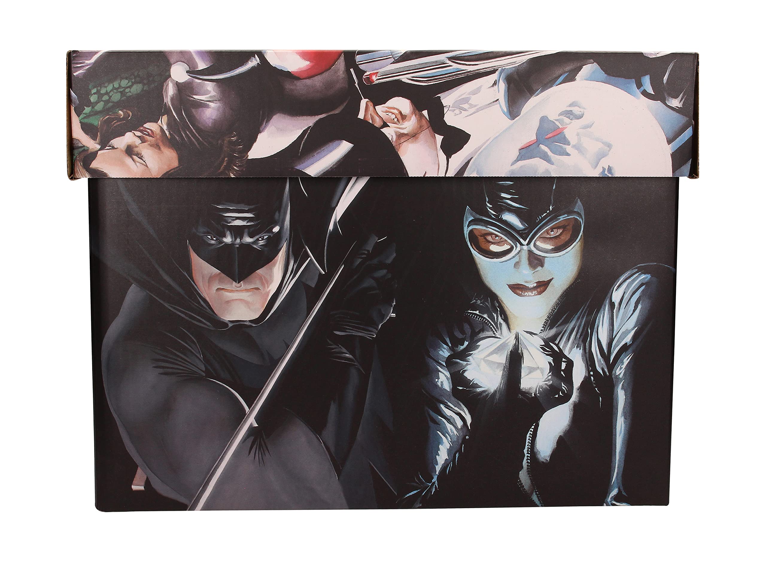 SD Toys DC Comics Alex Ross Inspired Storage Box | Black Plastic | Shatterproof
