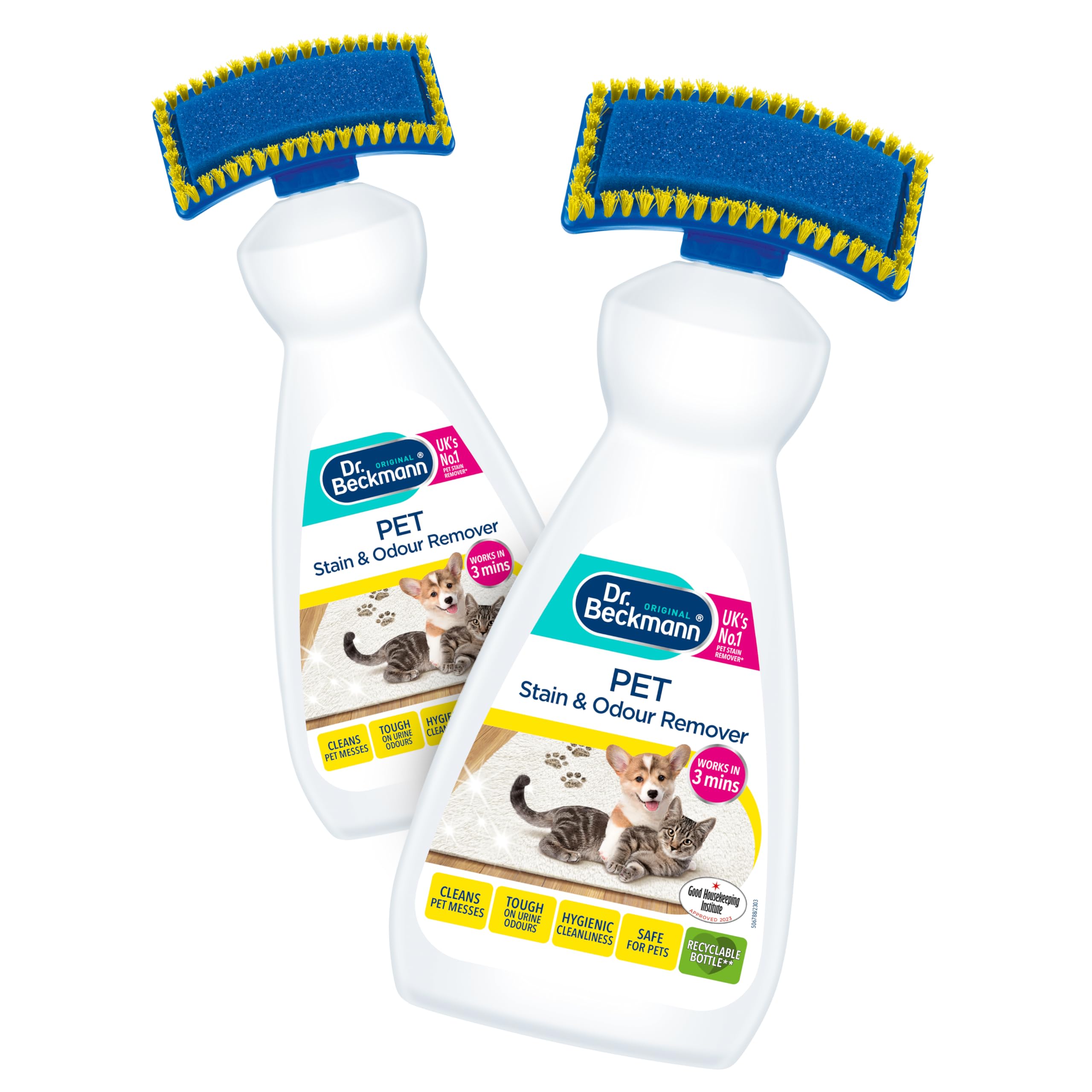 Dr. Beckmann Pet Stain and Odour Remover - Fast-Acting Oxy-Powered Formula | 1.3L Liquid