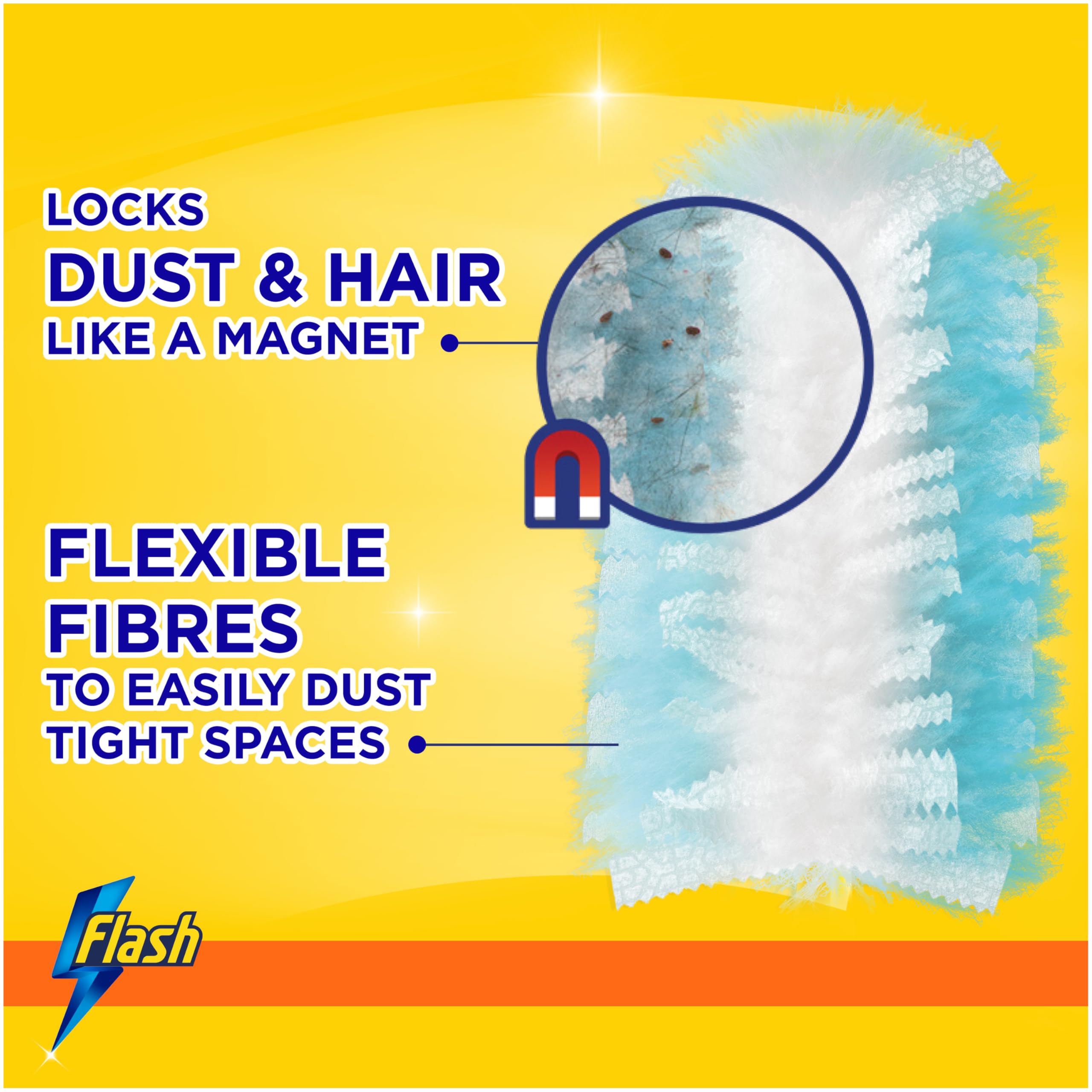 Flash - Dust Magnet Starter Kit (1 Handle + 13 Refills) 3