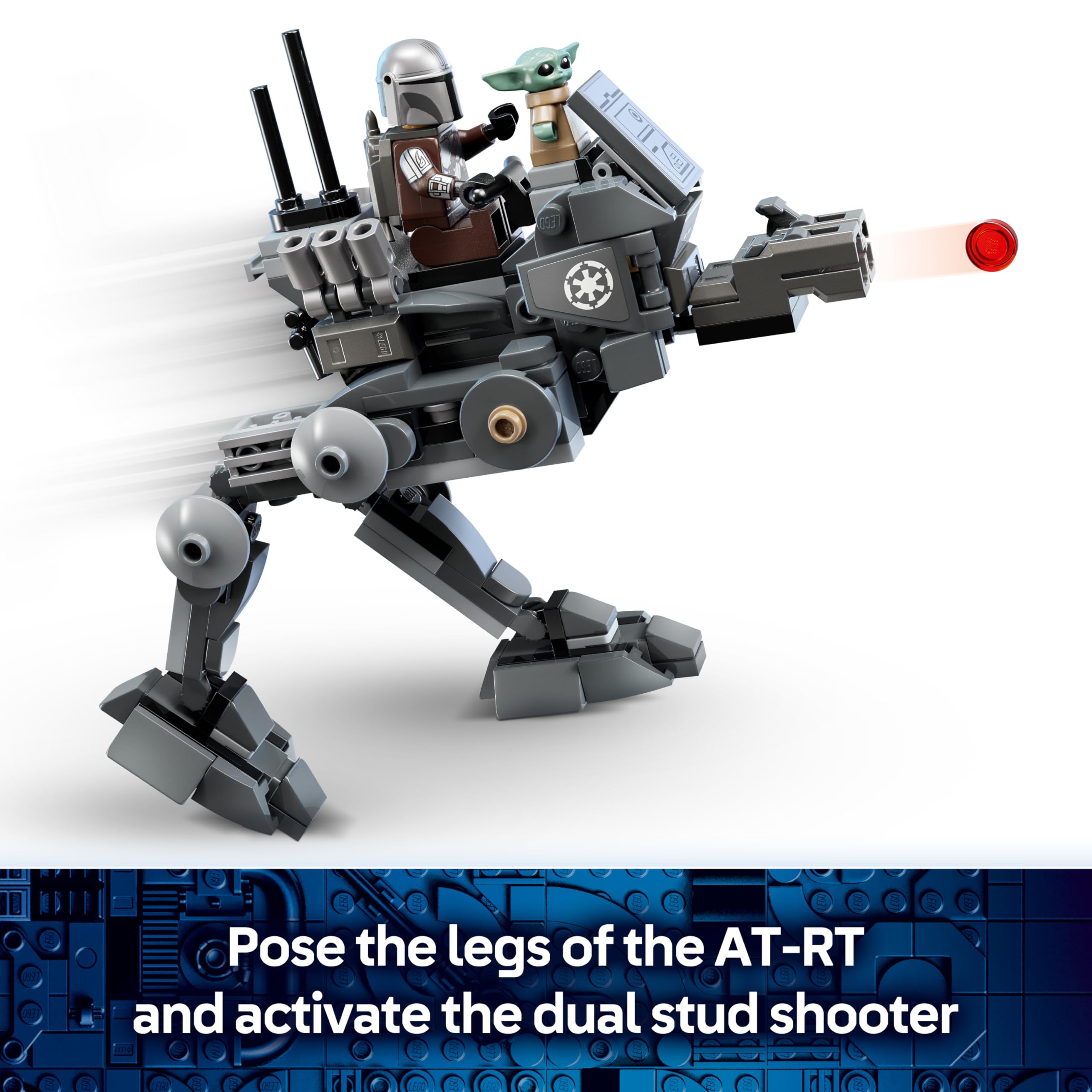 LEGO Star Wars 75444 AT-RT Attack Set | Ages 7+ | Includes The Mandalorian & Grogu 4