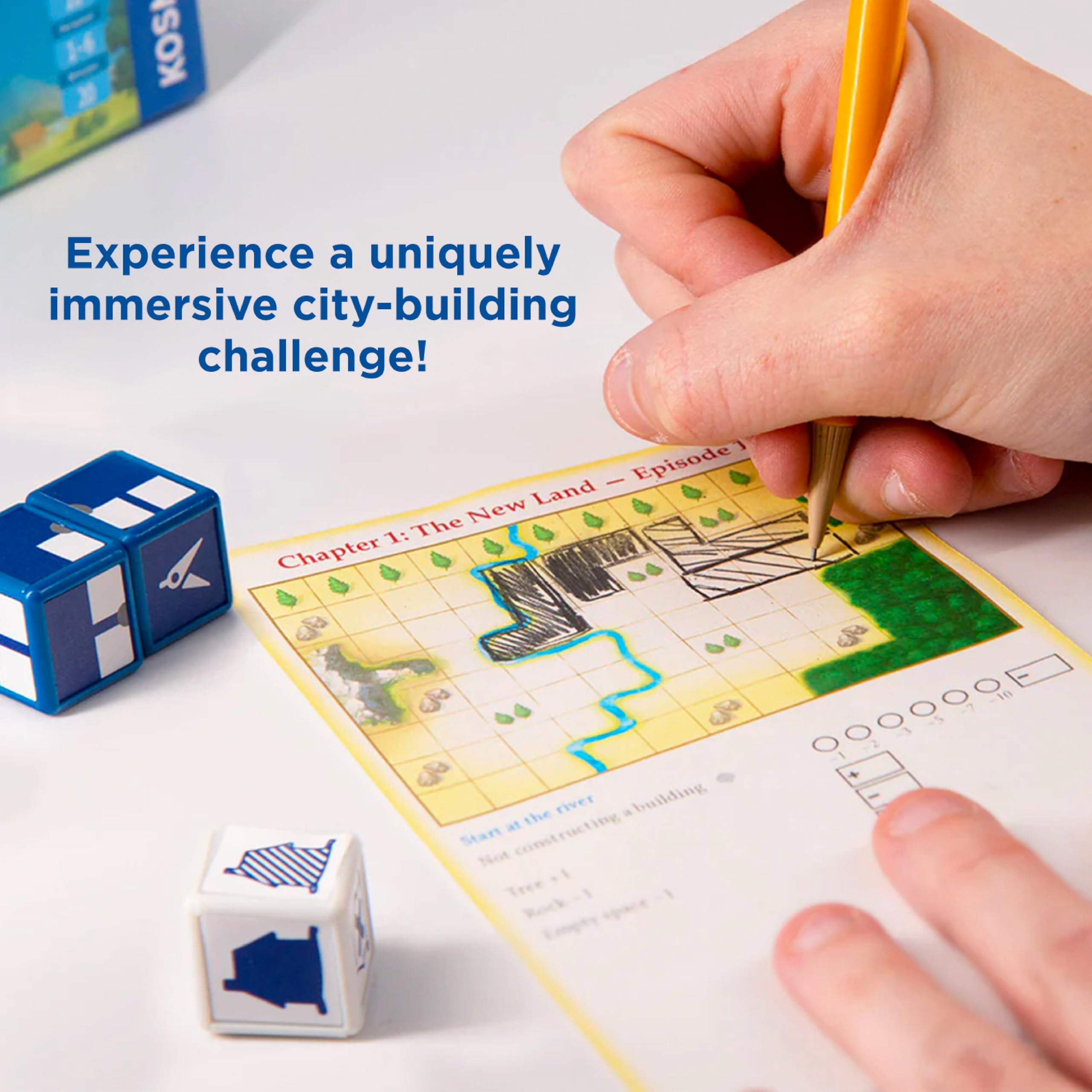 Thames & Kosmos My City Roll & Build Decision-Making Board Game for Family Night 5