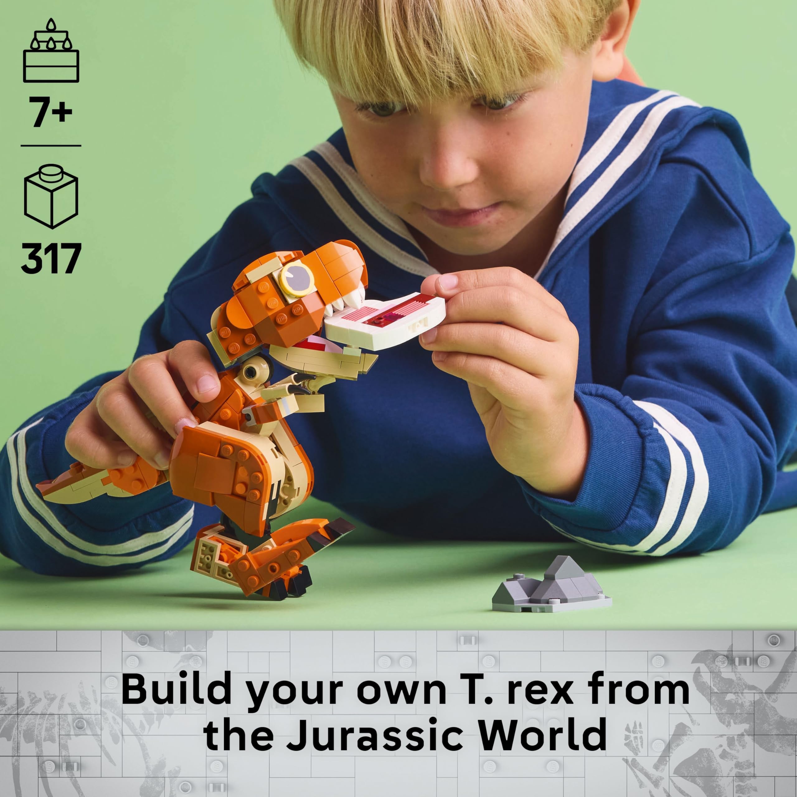 LEGO Jurassic World Little Eatie: T. rex Figure 76967 | Ages 7+ | Multicolor Plastic 2