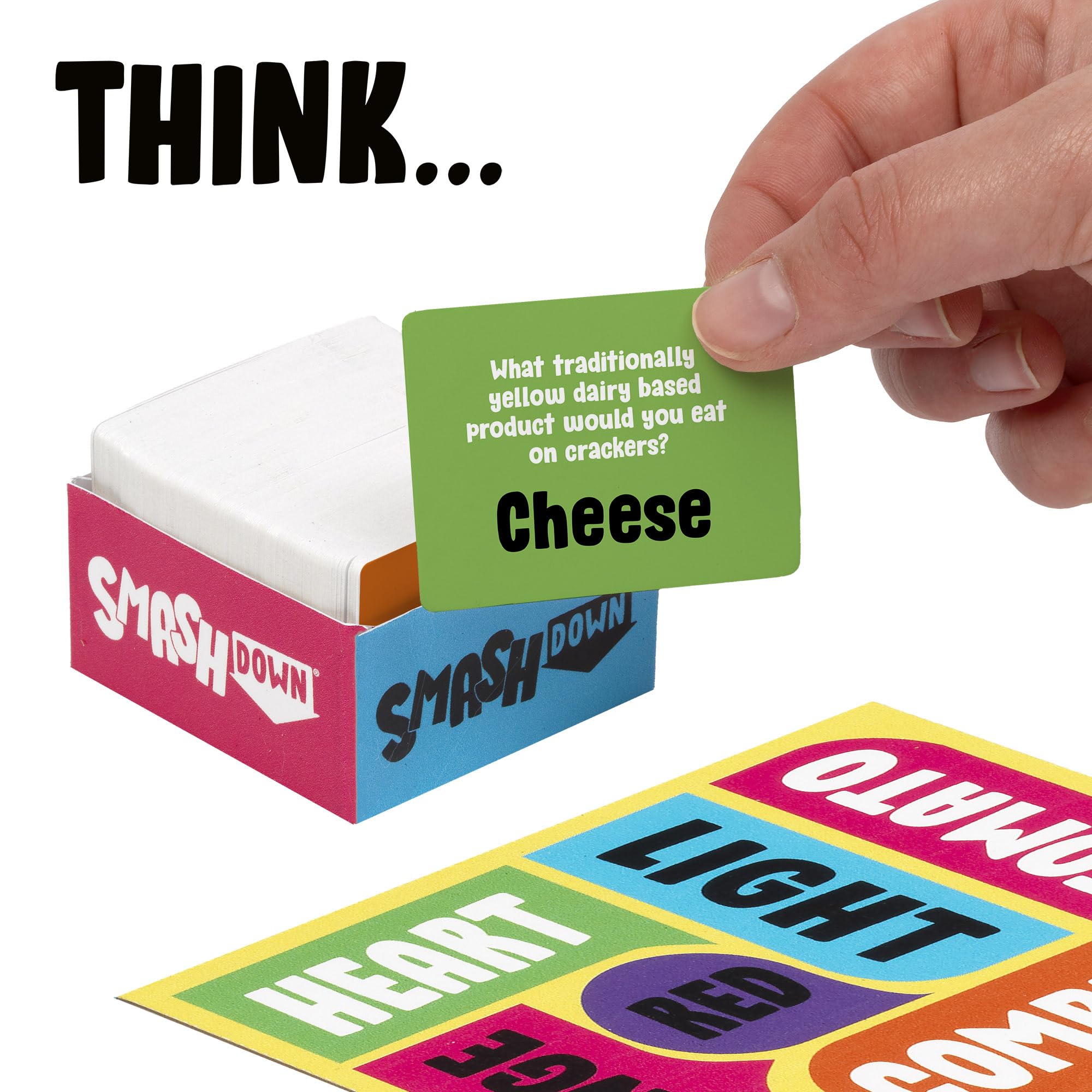 Ideal Smash Down: Think! Find! SMASH! Fast-Paced Trivia Party Game 4