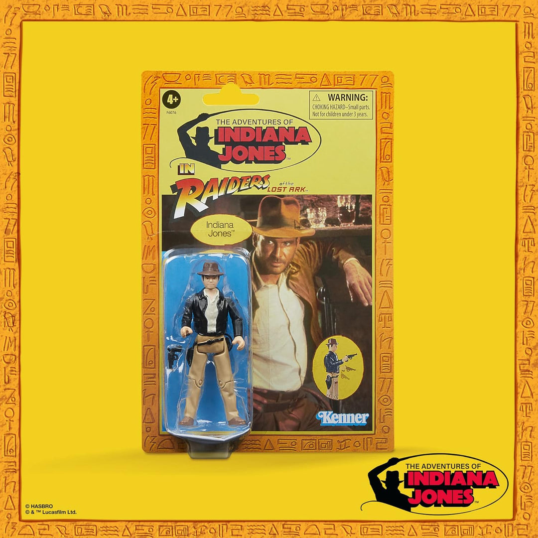 Hasbro Indiana Jones Retro Collection Raiders of the Lost Ark - Indiana Jones Action Figure (F6076)