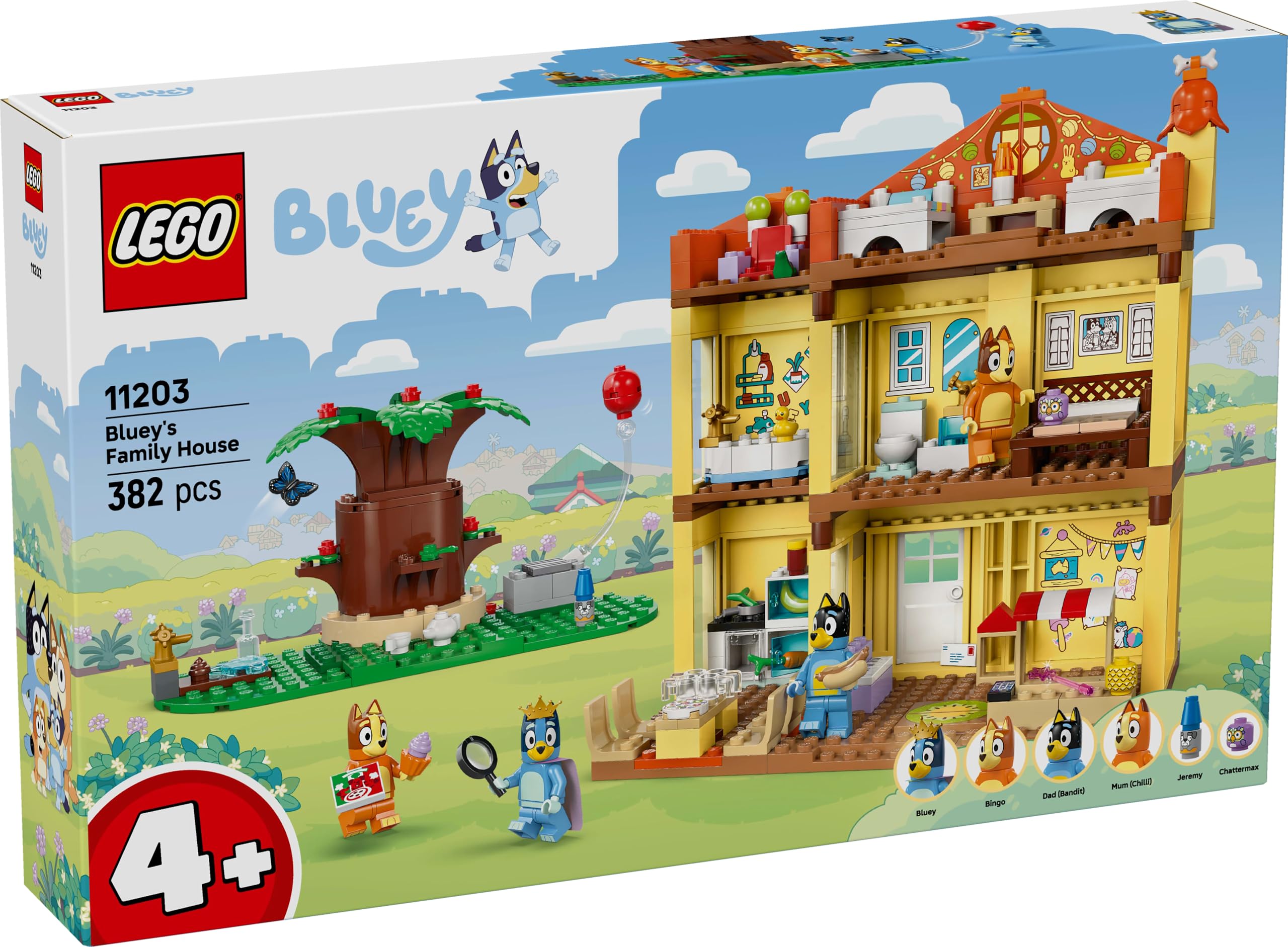 LEGO Bluey: Bluey's Family House Toy - 382-Piece Building Set for Ages 4+ 7