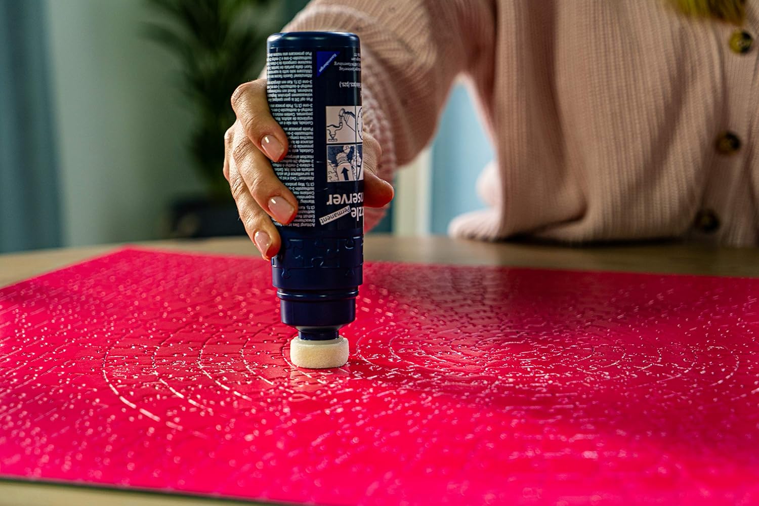 Ravensburger Puzzle Conserver for 1000-Piece Jigsaws - 200ml Adhesive for Puzzle Preservation 8
