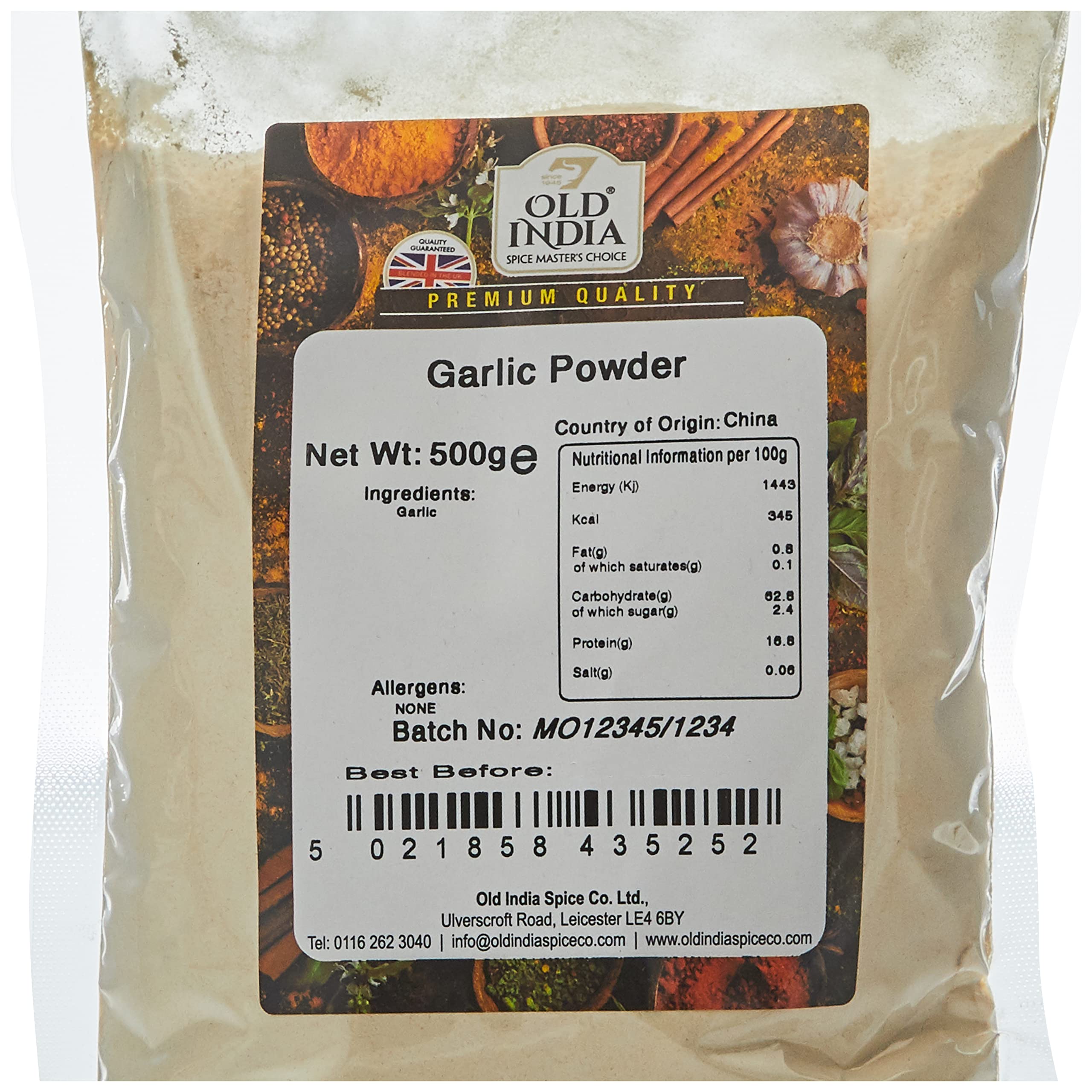Old India Garlic Powder - 100% Natural | 500g Pack | 2 Year Shelf Life 2