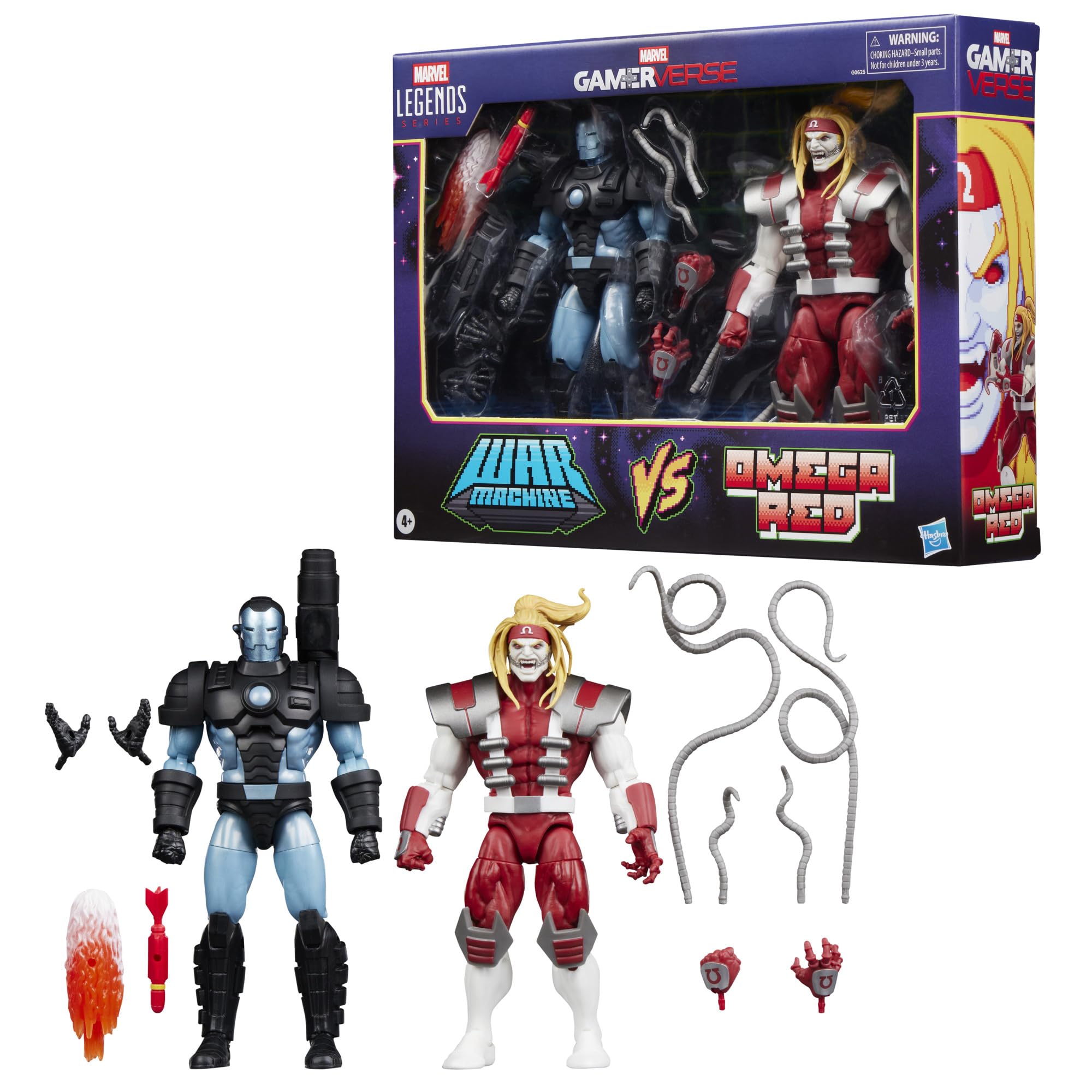 Marvel Legends Gamerverse War Machine vs Omega Red 2-Pack Action Figures 3