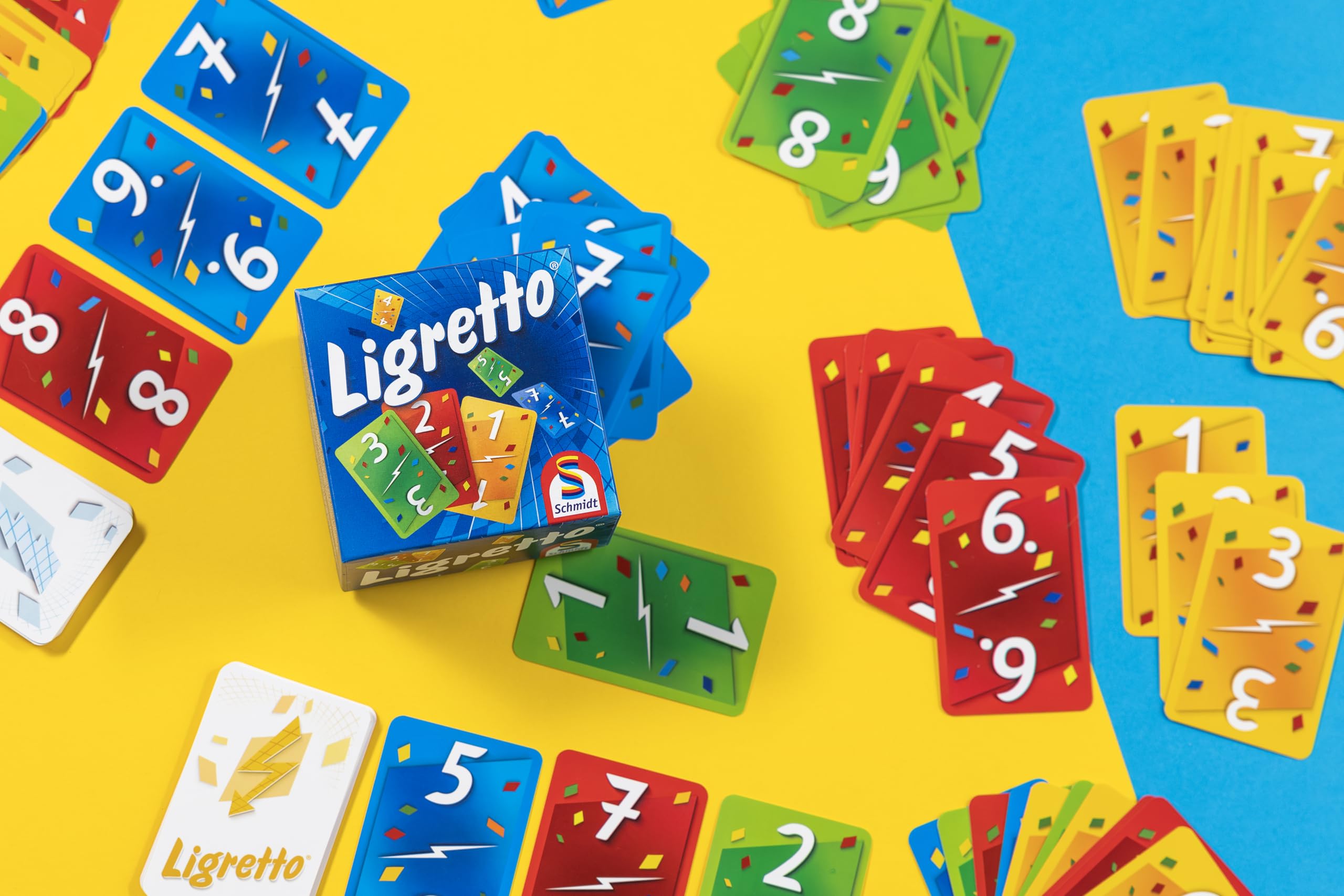 Schmidt Ligretto Blue Card Game | Ages 8+ | 2-4 Players | 15 Mins Playing Time